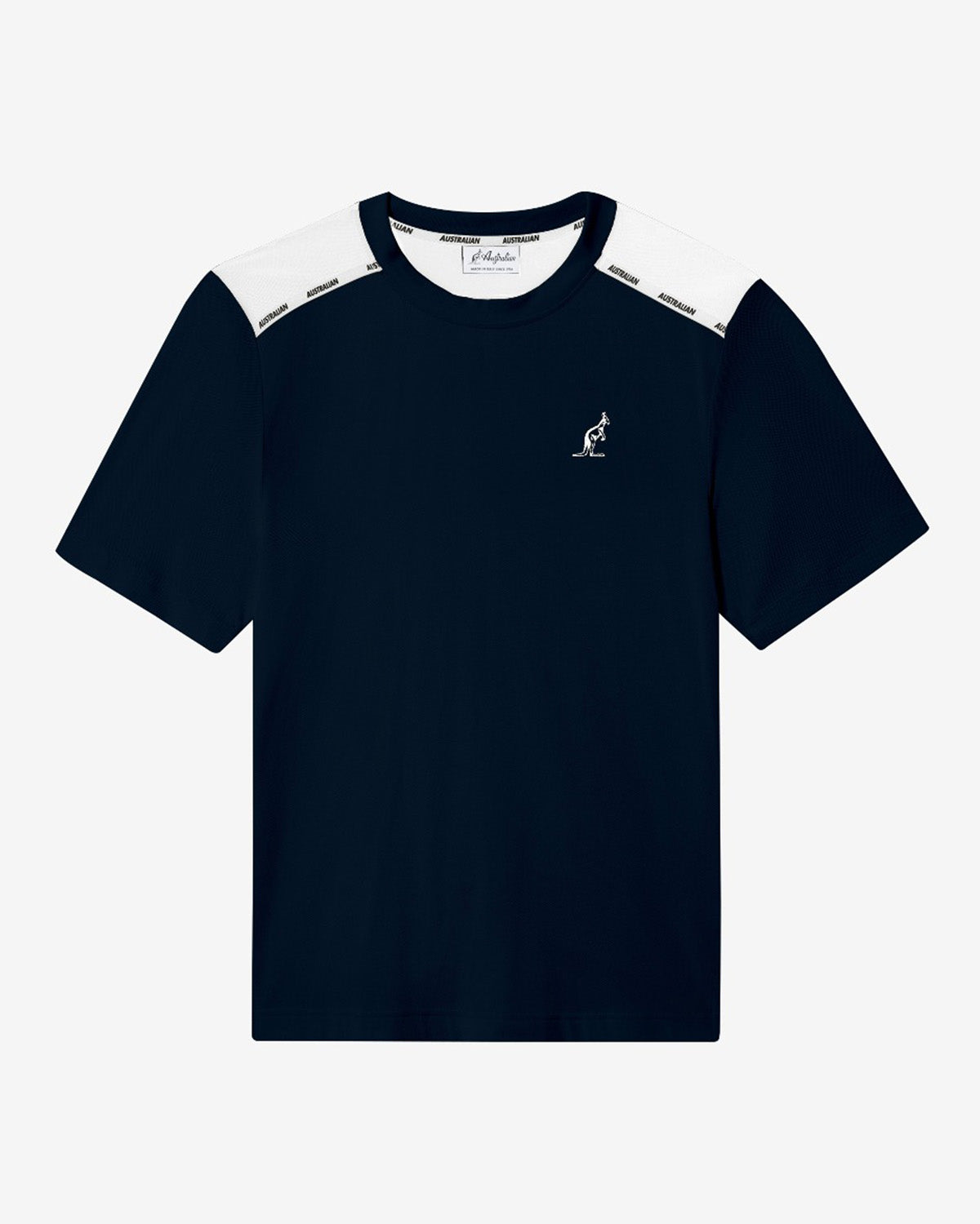 australian-tech-piquet-t-shirt-blu-navy-bi-elasticizzata image 3