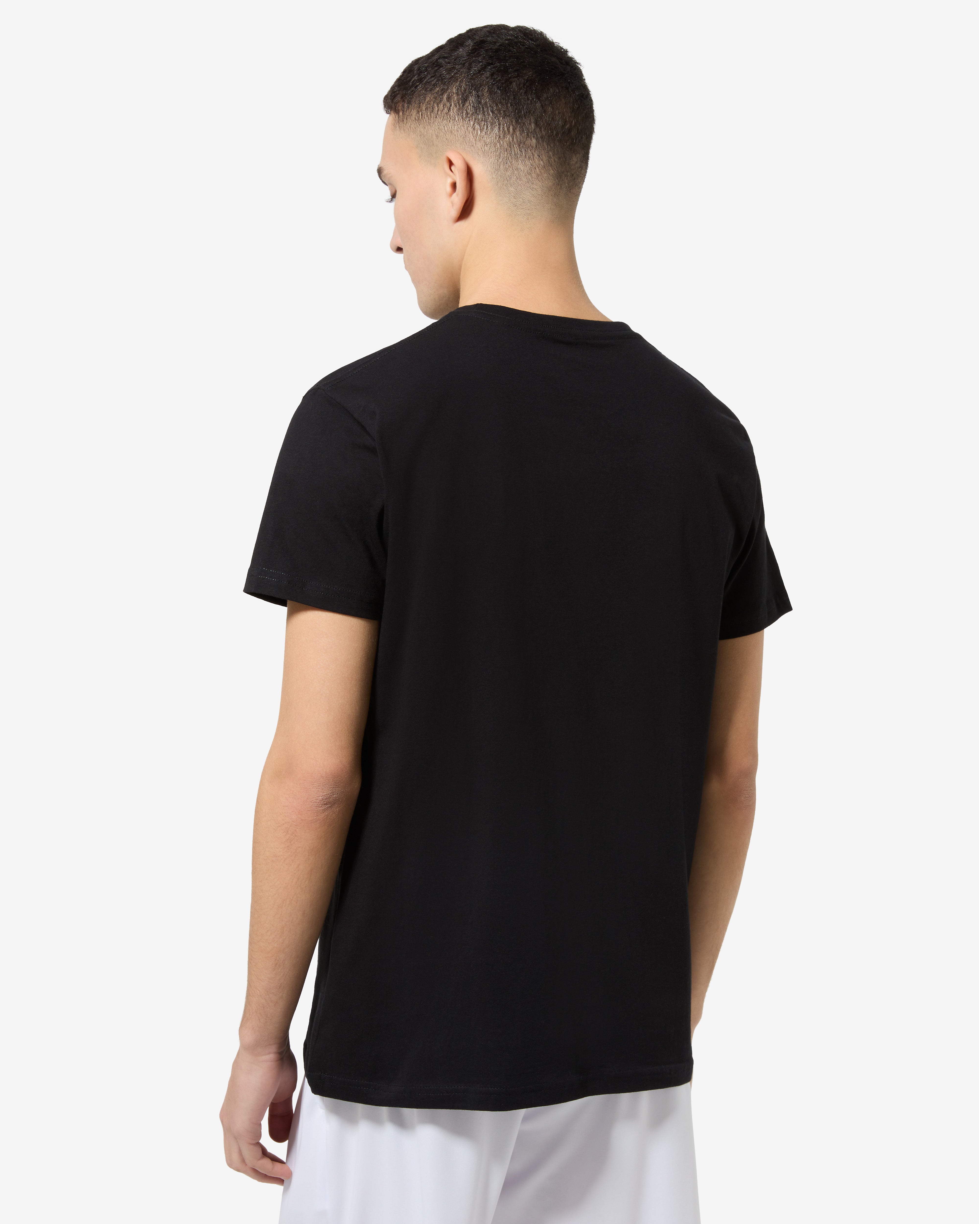 australian-tennis-crew-t-shirt-in-cotone-nera-regular image 5