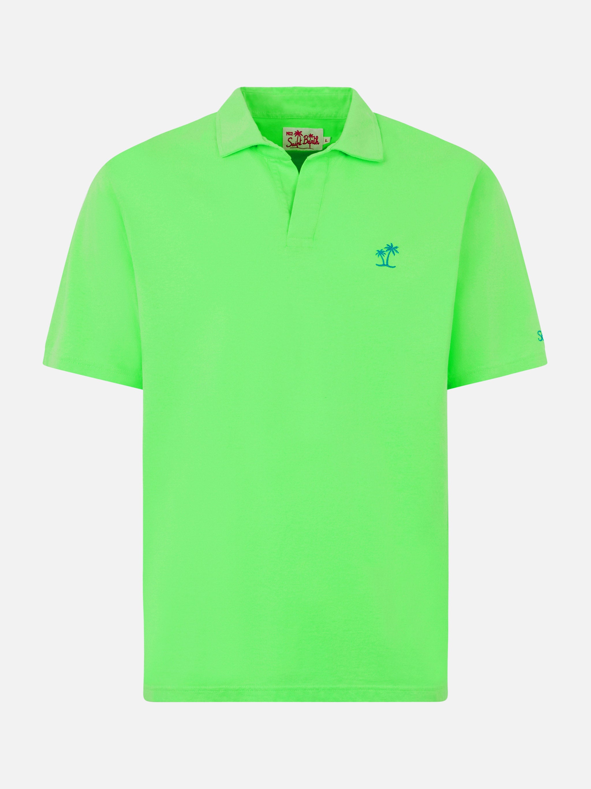 mc2-saint-barth-brighton-polo-uomo-jersey-cotone-verde image 4
