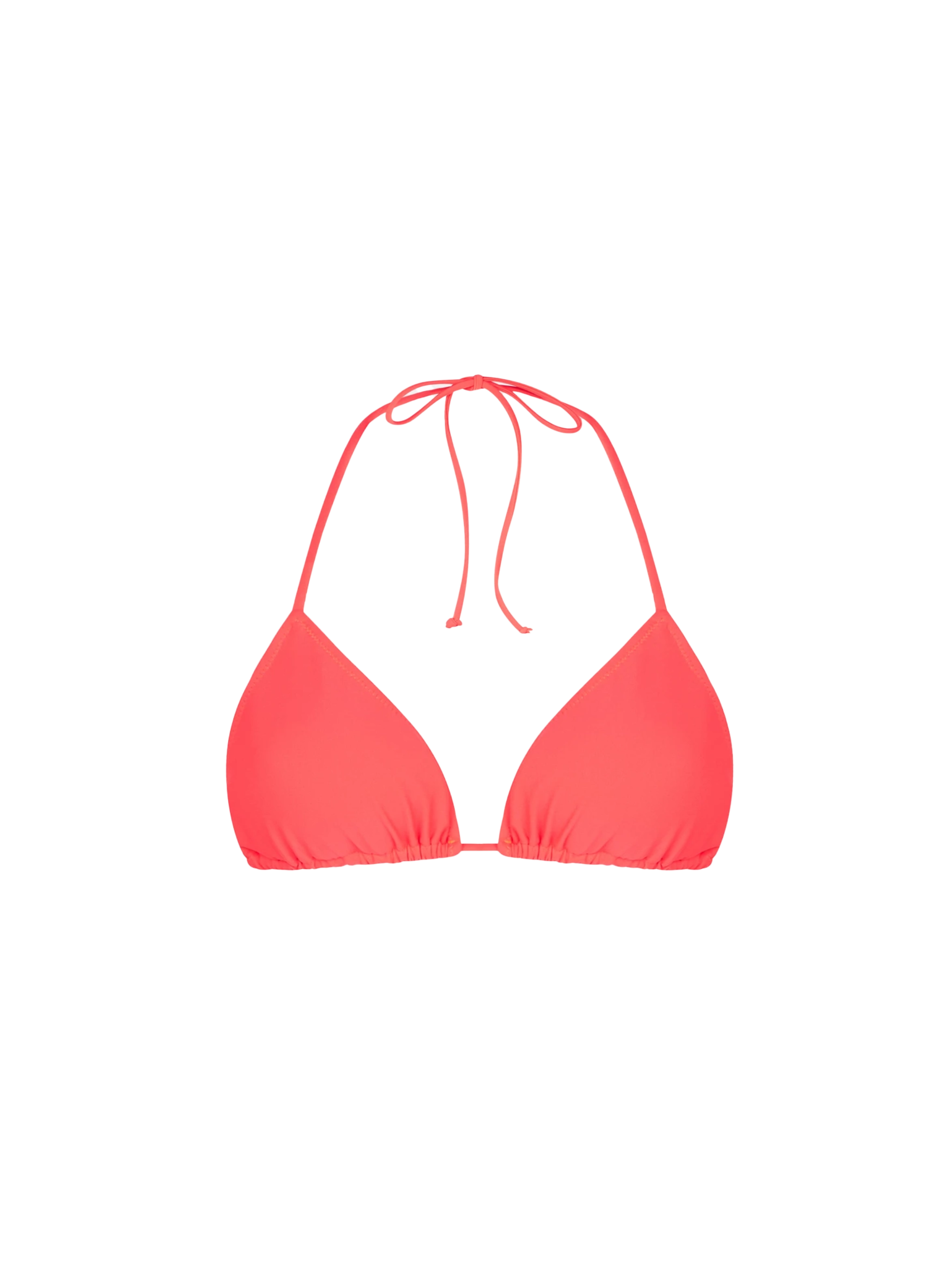 mc2-saint-barth-leah-top-bikini-triangolo-rosso-fluo-donna image 1