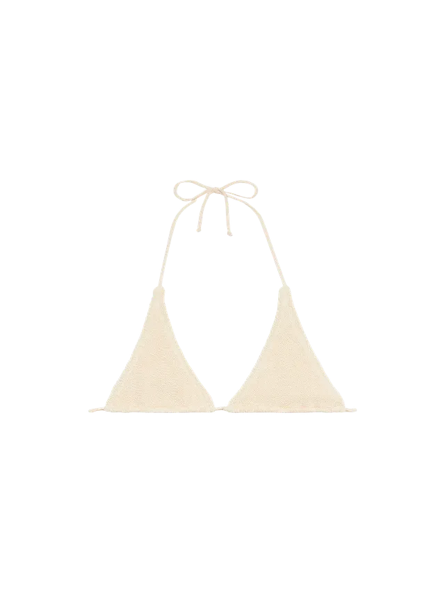 mc2-saint-barth-guiana-top-bikini-a-triangolo-in-tessuto-crinkle-bianco image 1
