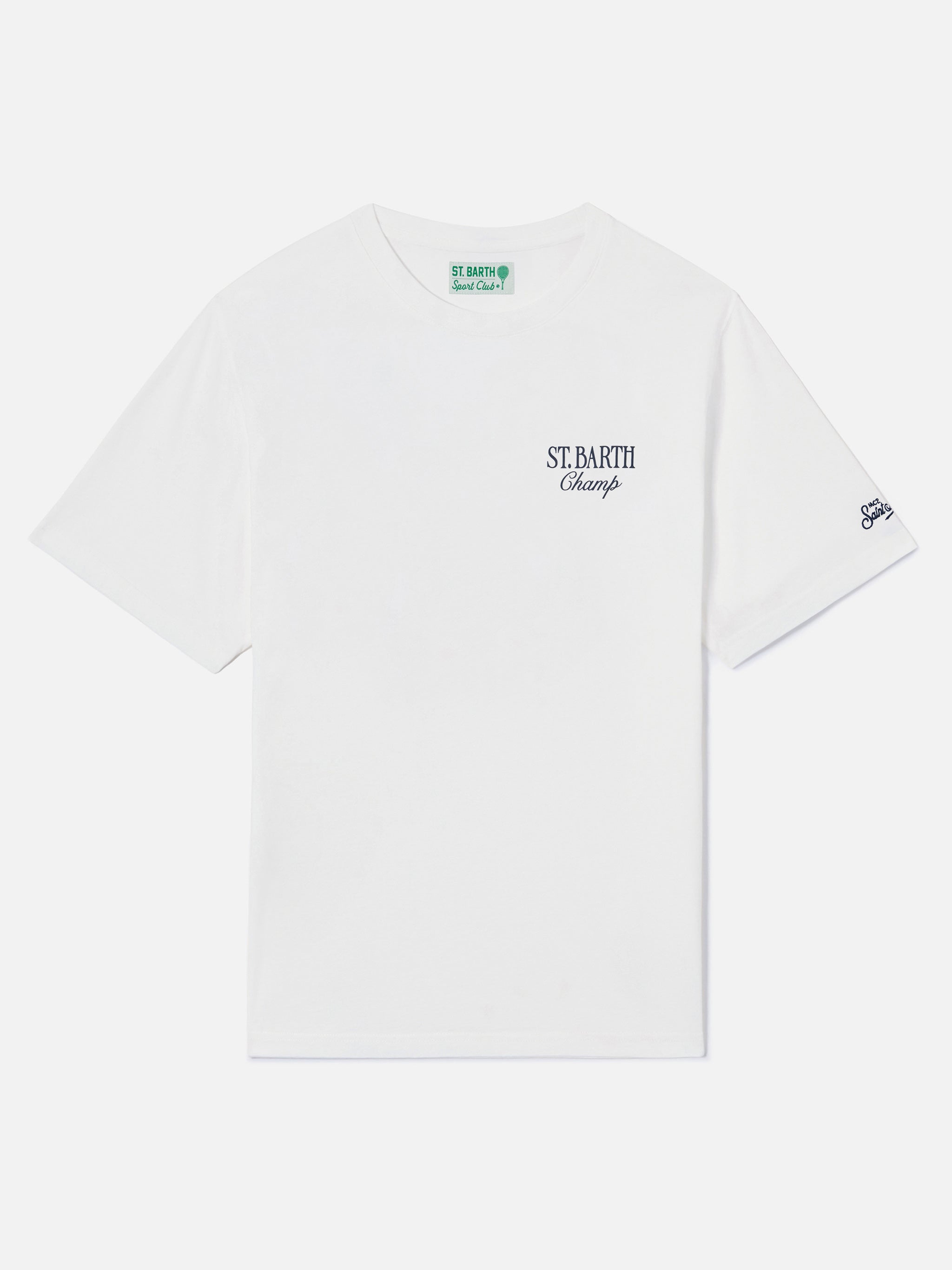 t-shirt-uomo-mc2-saint-barth-portland-bianca-con-illustrazione-apr-s-tennis-cham image 2