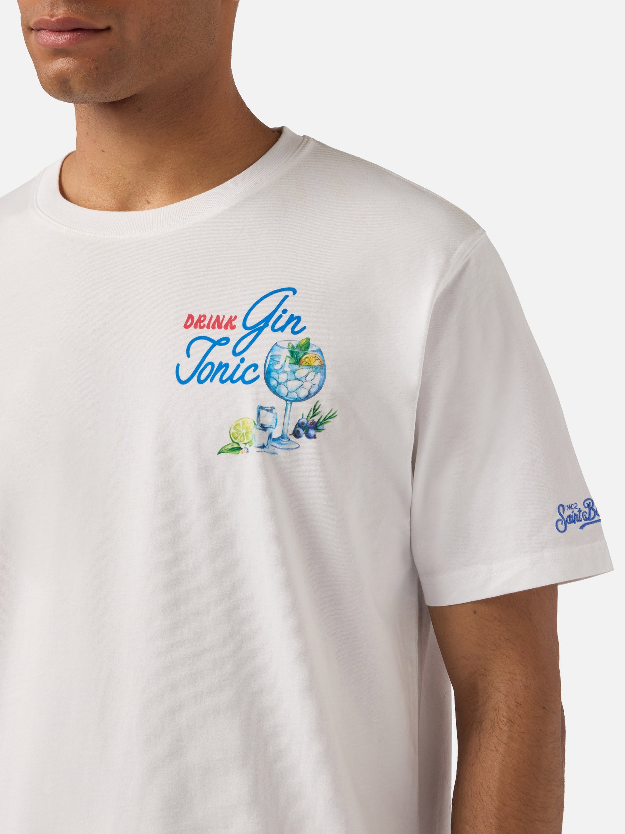 mc2-saint-barth-portland-t-shirt-uomo-bianca-cotone-stampa-gin-tonic image 3
