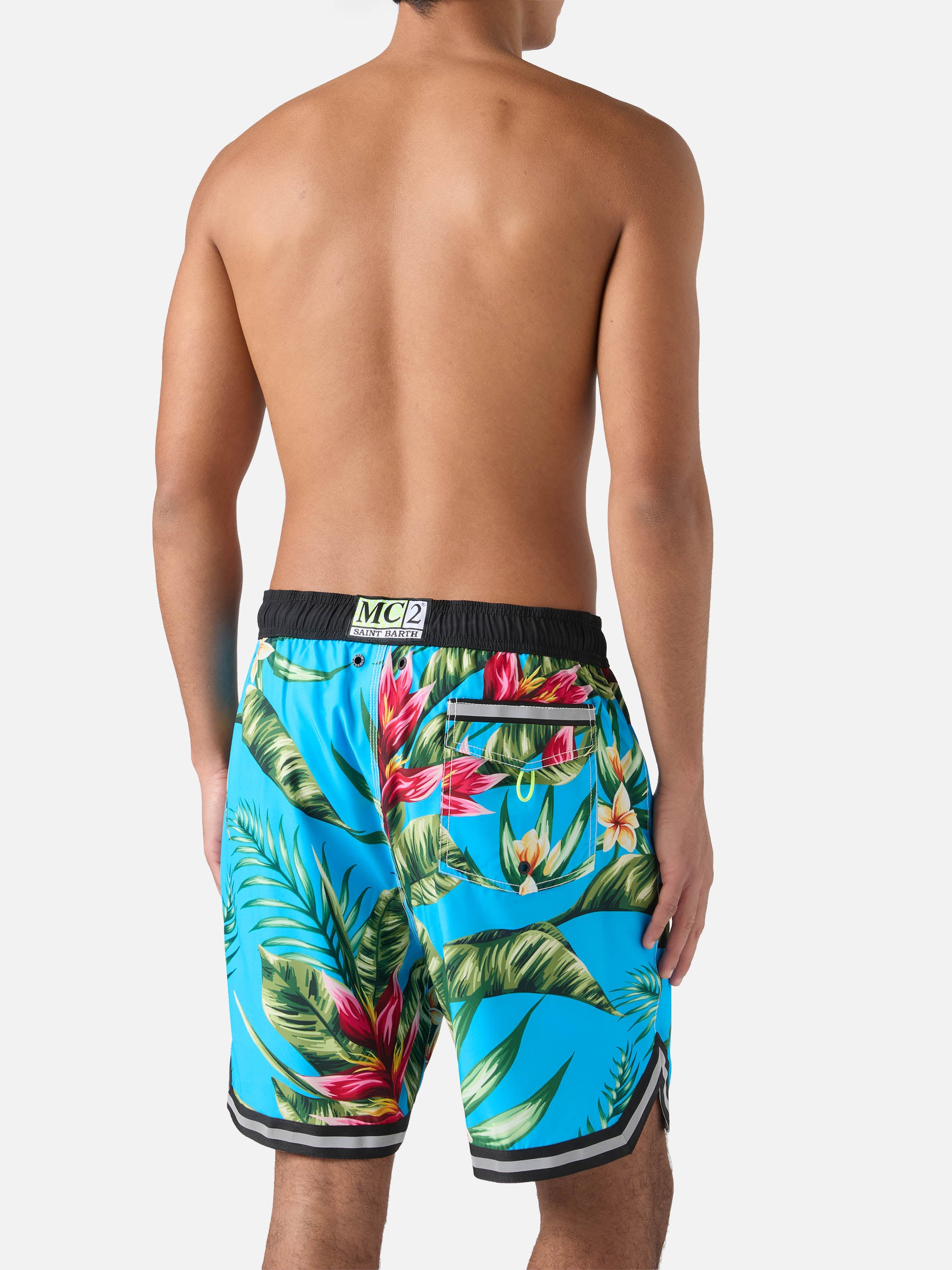 mc2-saint-barth-costume-mare-uomo-lungo-floreale-stile-surf-azzurro image 5