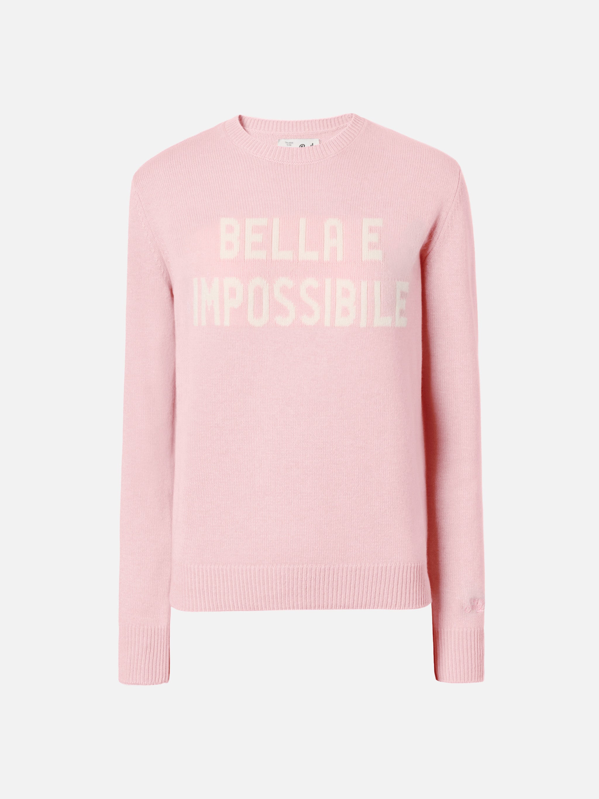 mc2-saint-barth-new-queen-maglione-donna-in-misto-cashmere-rosa-bella-e-impossib image 5