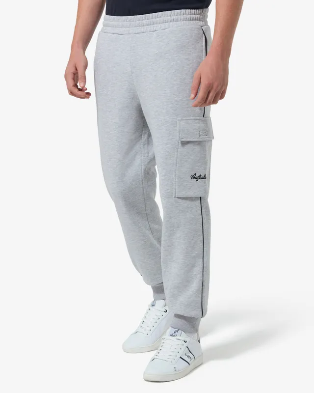 australian-pocket-track-pant-pantalone-felpa-uomo-grigio-melange image 1
