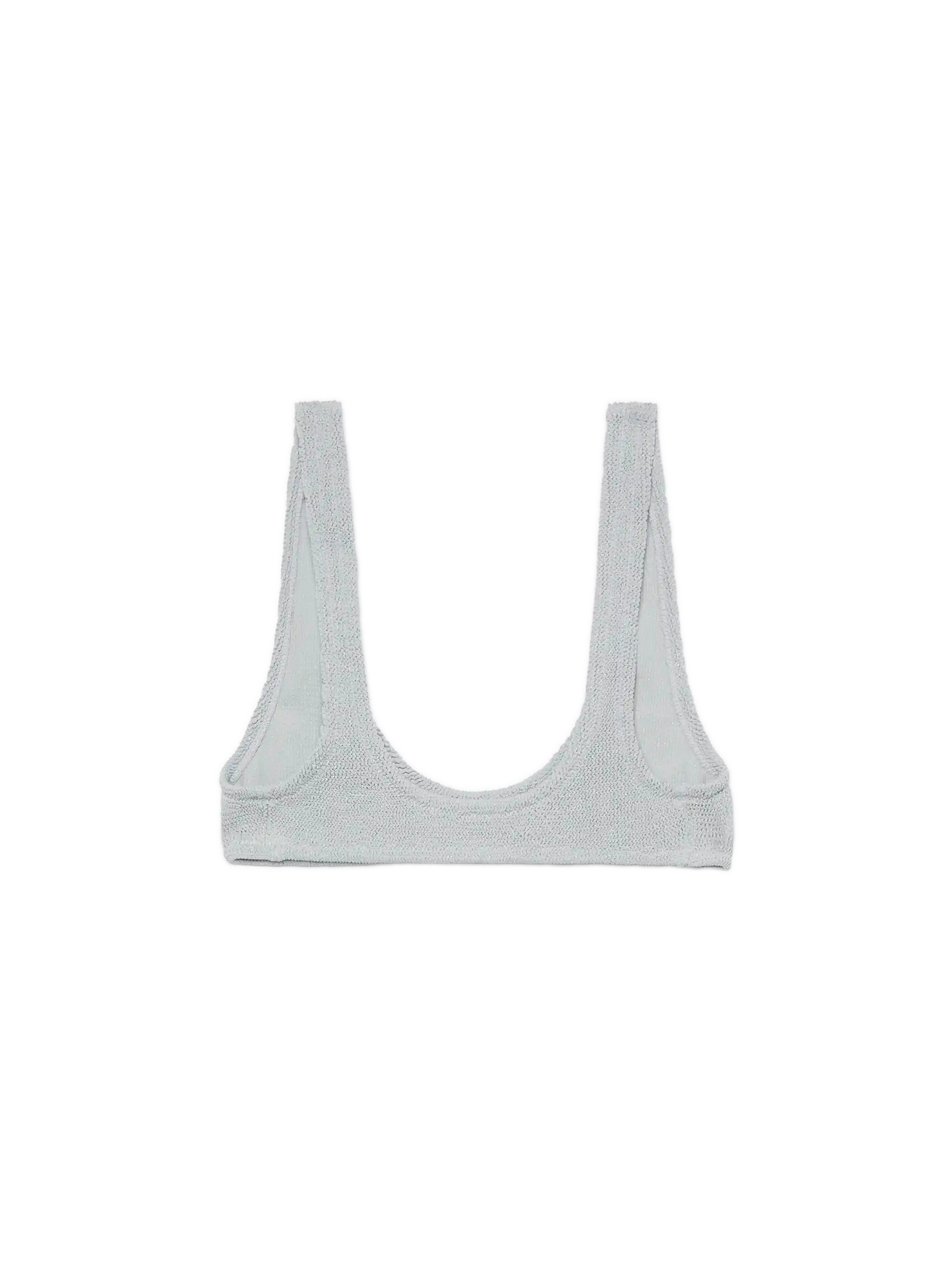 mc2-saint-barth-pamy-bralette-tiny-top-crinkle-lurex-argento image 2