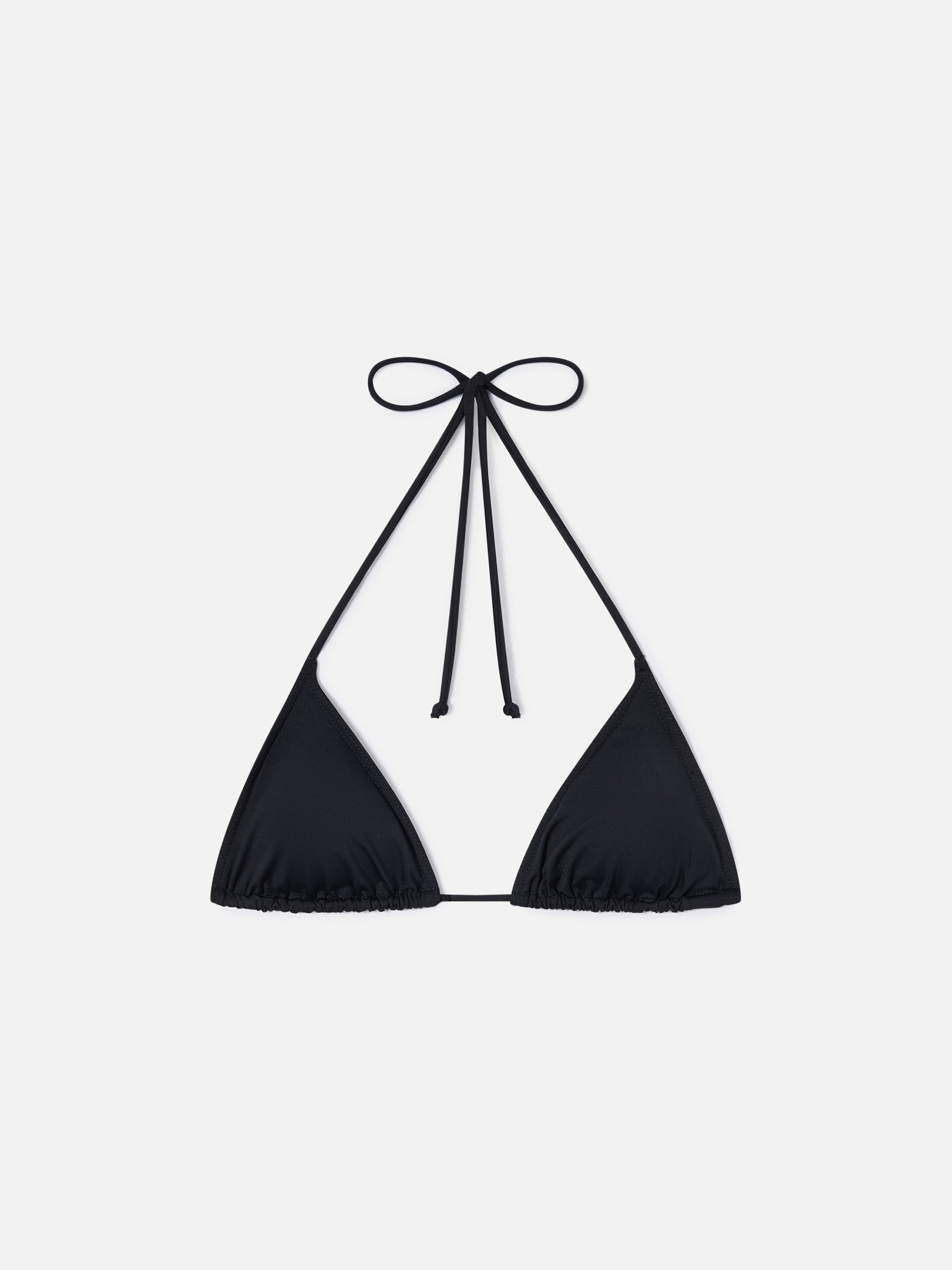 mc2-saint-barth-leah-top-bikini-triangolo-nero-con-laccetti image 1
