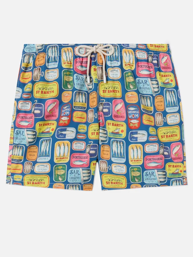 mc2-saint-barth-lighting-costume-mare-uomo-blu-stampa-lattine-di-sardine-all-ove image 1