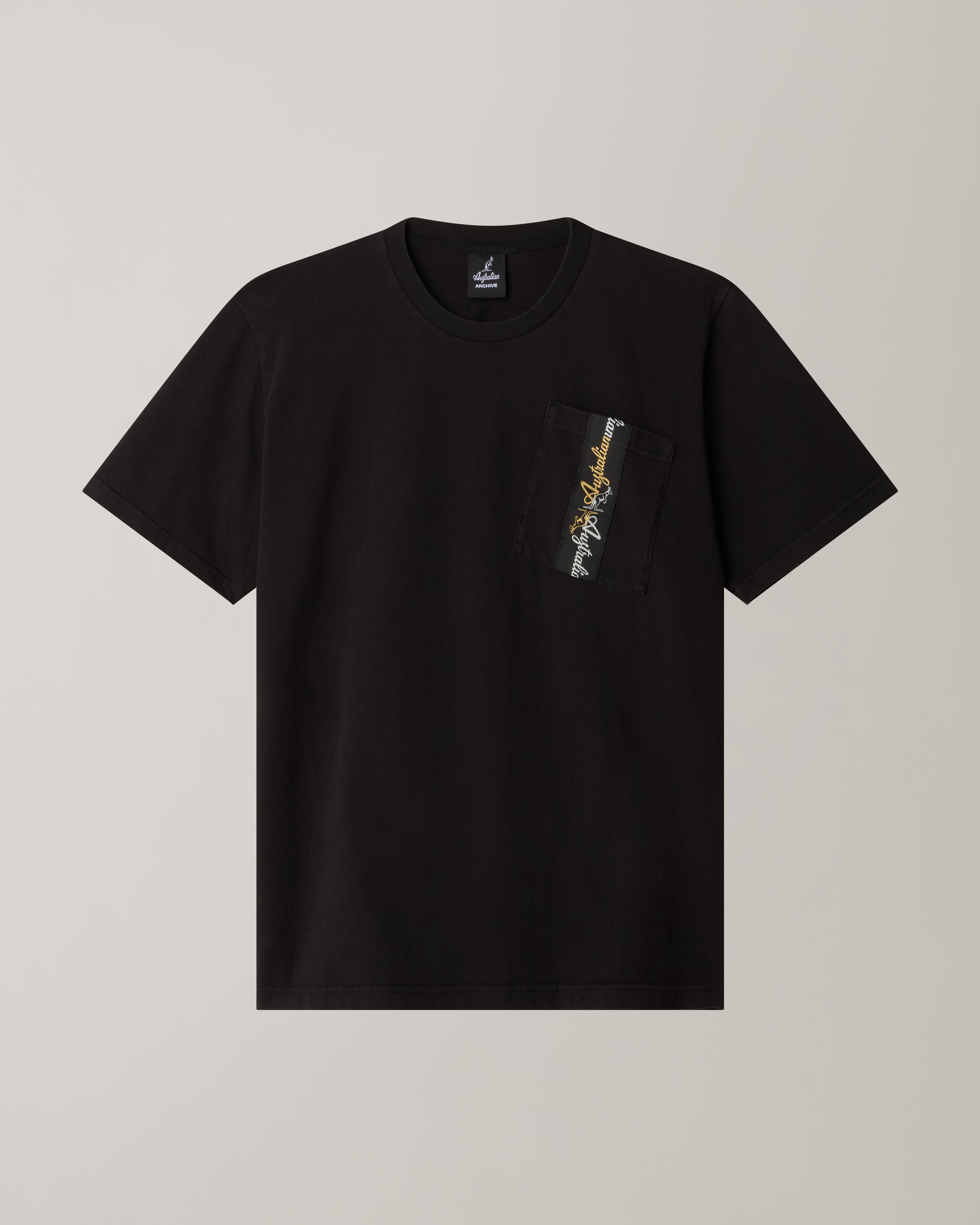 australian-tape-pocket-t-shirt-maglietta-cotone-con-taschino-e-banda image 5