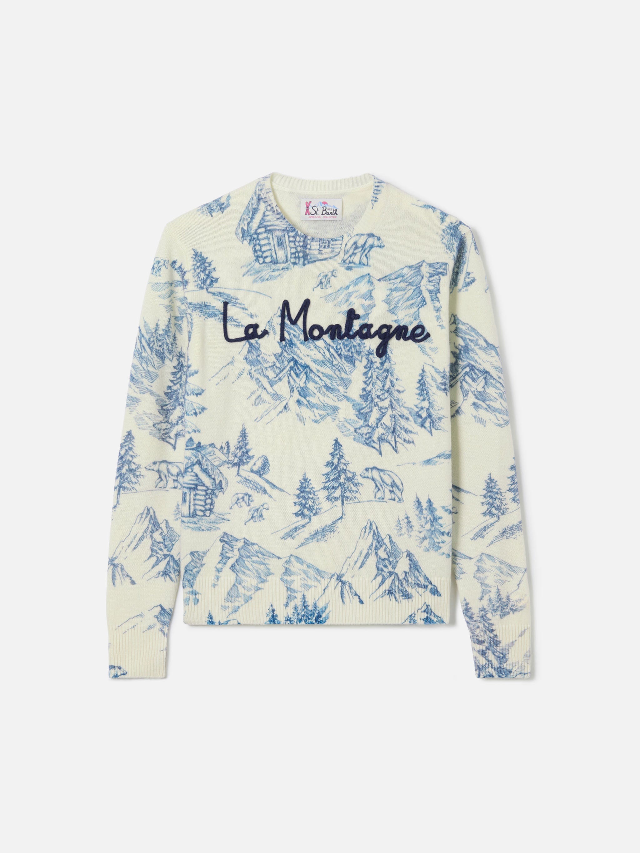 maglia-new-queen-mc2-saint-barth-in-jacquard-stampa-toile-de-jouy-bianco image 5