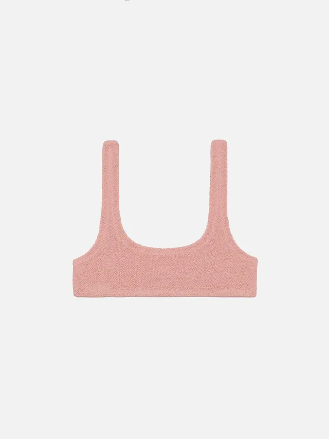 mc2-saint-barth-naima-top-bralette-crinkle-rosa image 1