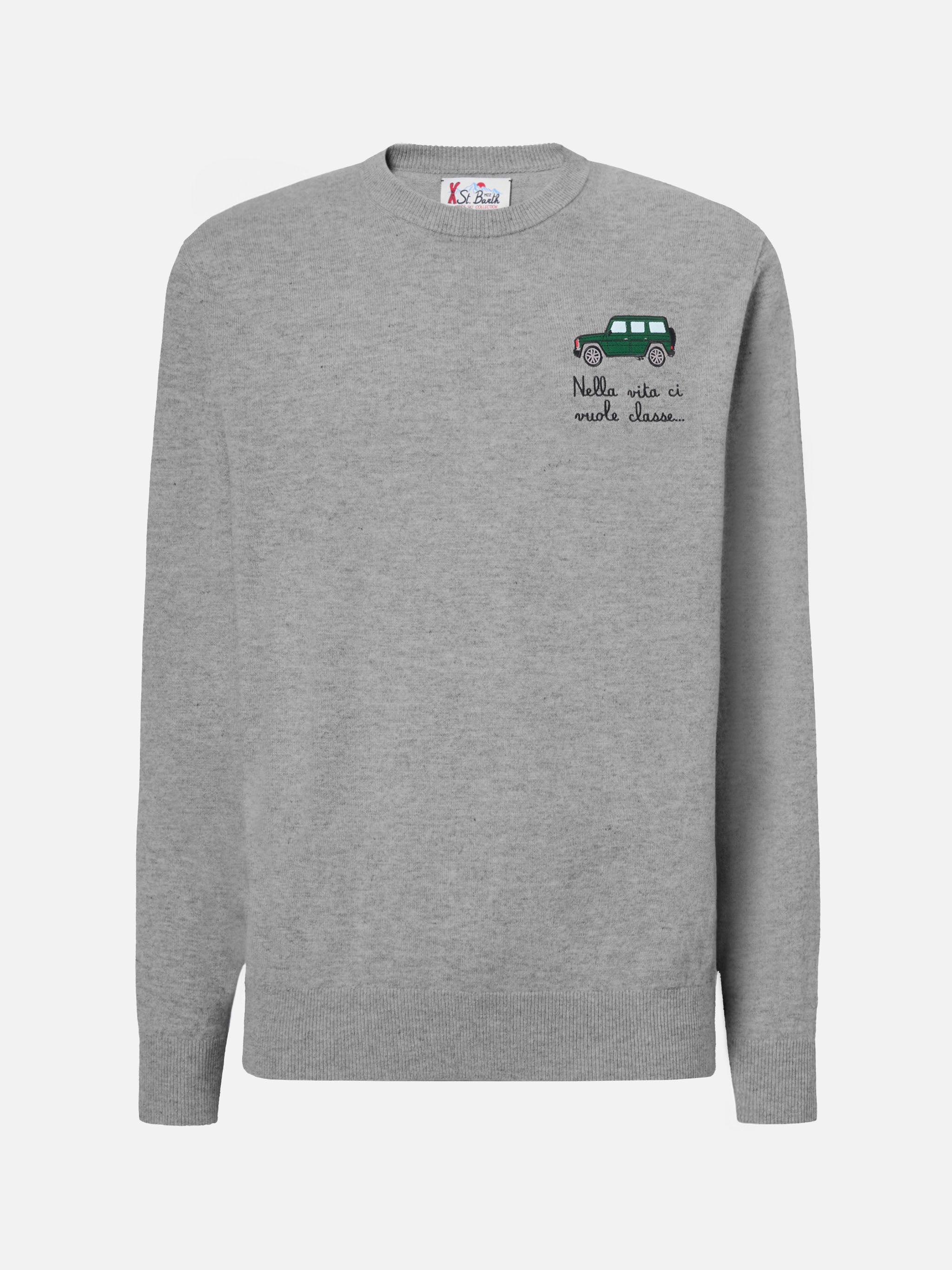 mc2-saint-barth-heron-light-maglione-girocollo-uomo-grigio-misto-cashmere image 5