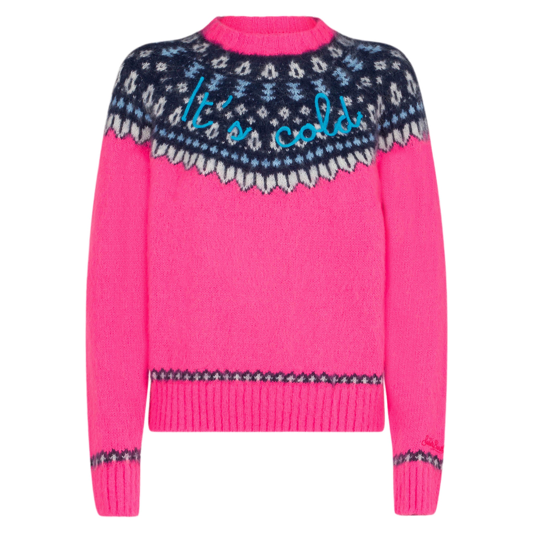 mc2-saint-barth-danya-maglia-donna-new-queen-nordic-soft-jacquard-fucsia image 4