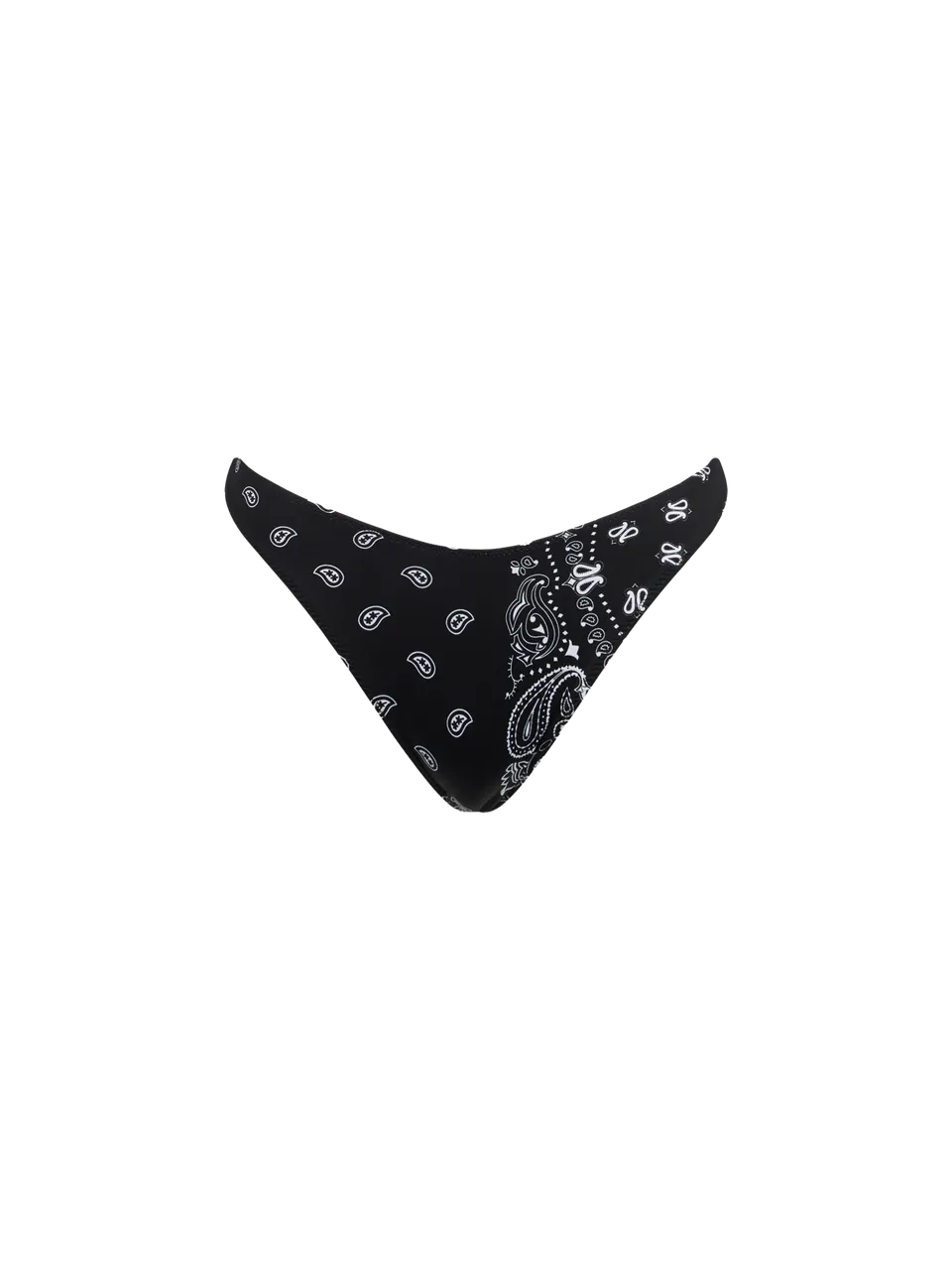mc2-saint-barth-slip-mare-donna-naomi-cheeky-nero-con-fantasia-bandana image 1