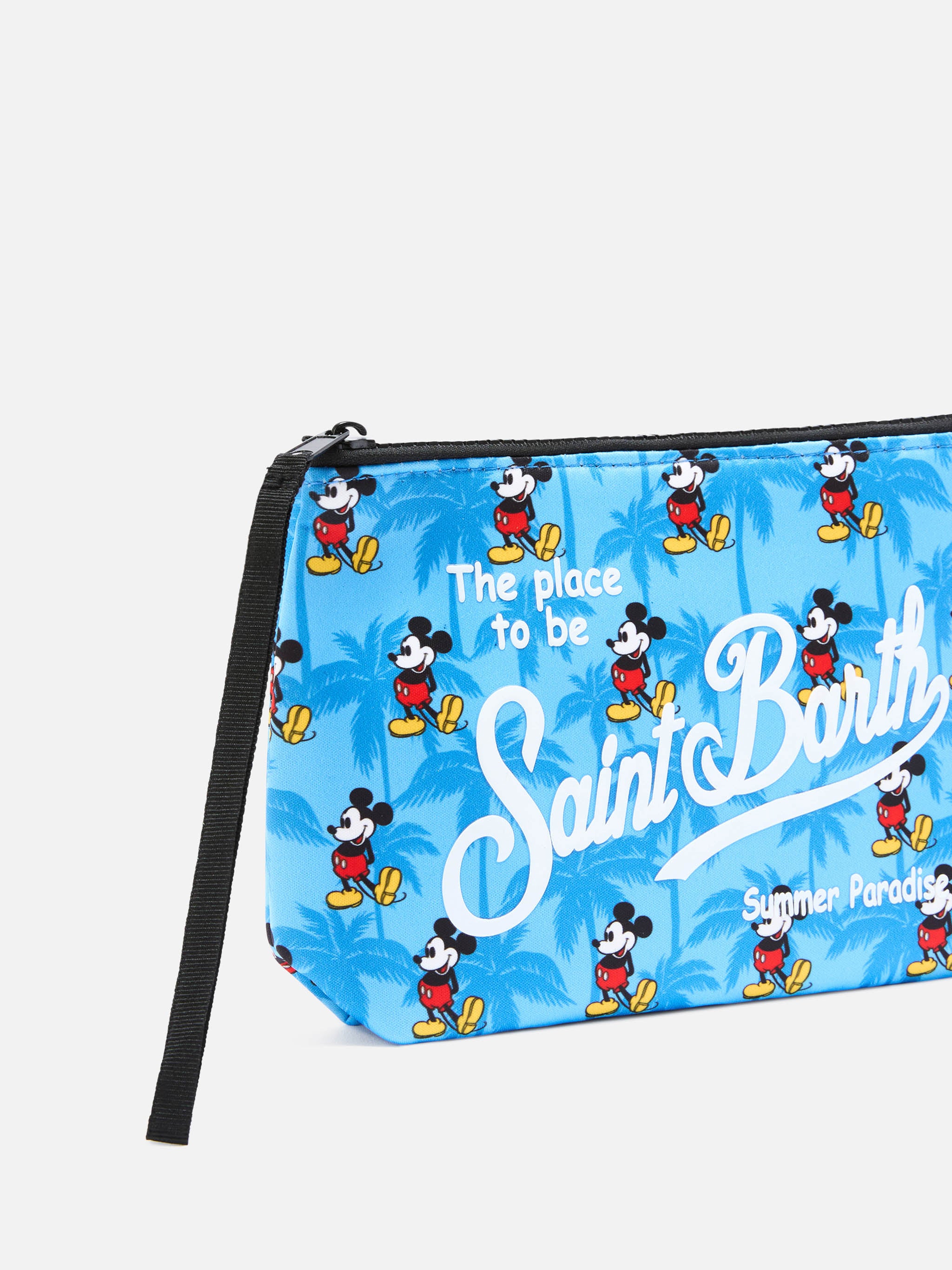 mc2-saint-barth-aline-pochette-in-scuba-mickey-palme-azzurro-disney-special-edit image 2