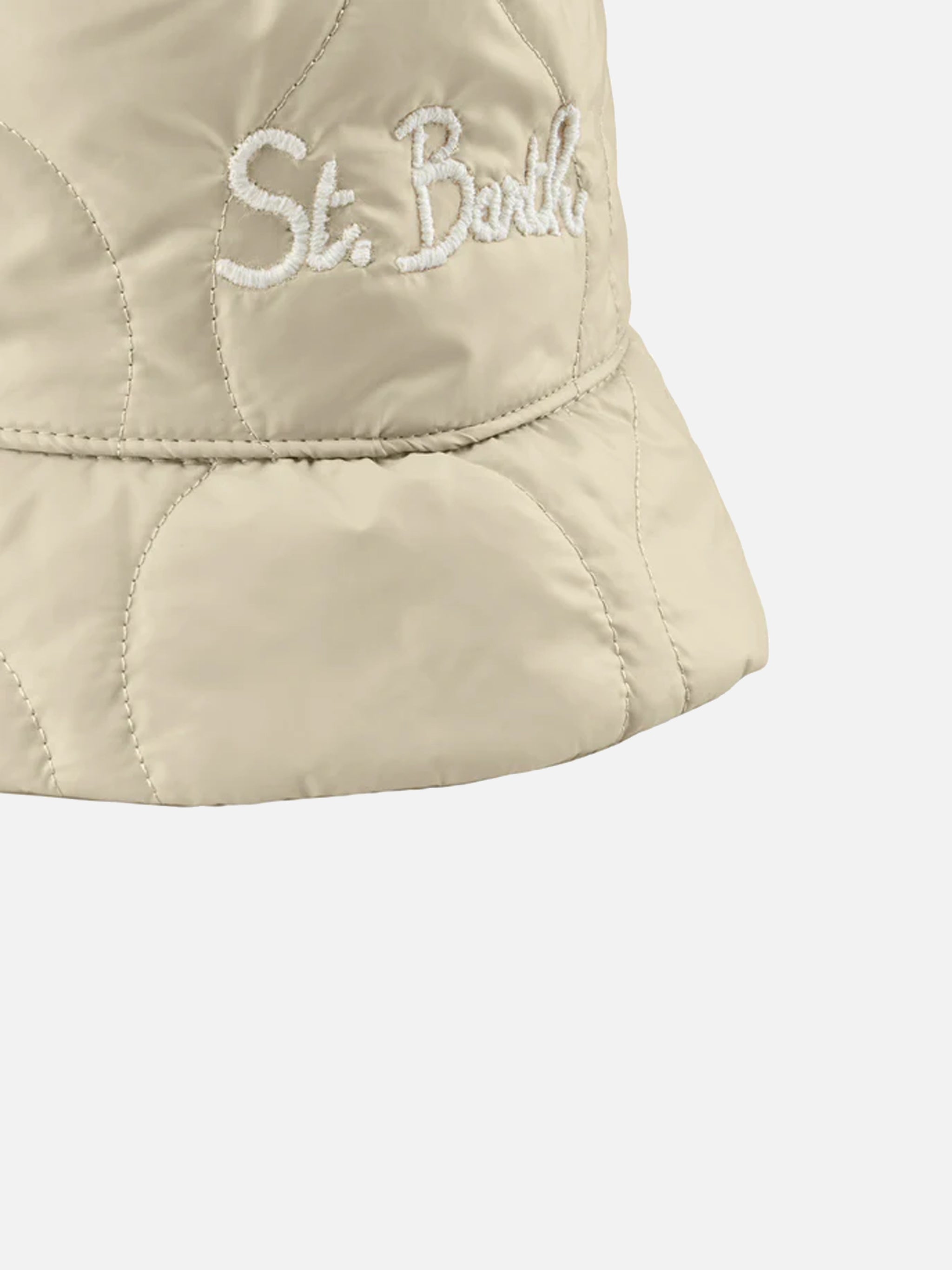 mc2-saint-barth-jude-bucket-hat-beige-tinta-unita-in-tessuto-tecnico-trapuntato image 2