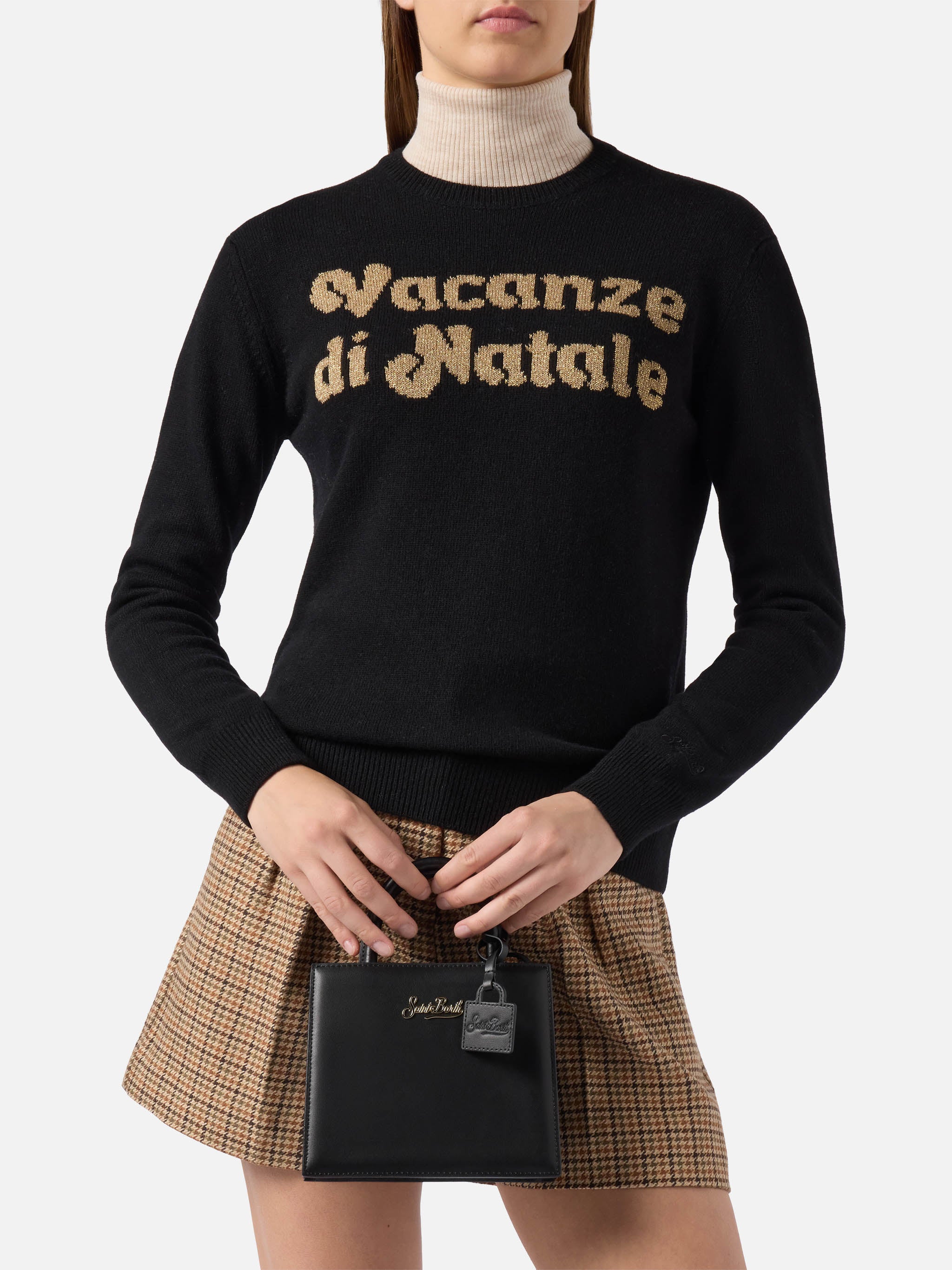 mc2-saint-barth-shop-bag-mini-borsa-a-mano-pelle-nera-19x16x8-cm image 2
