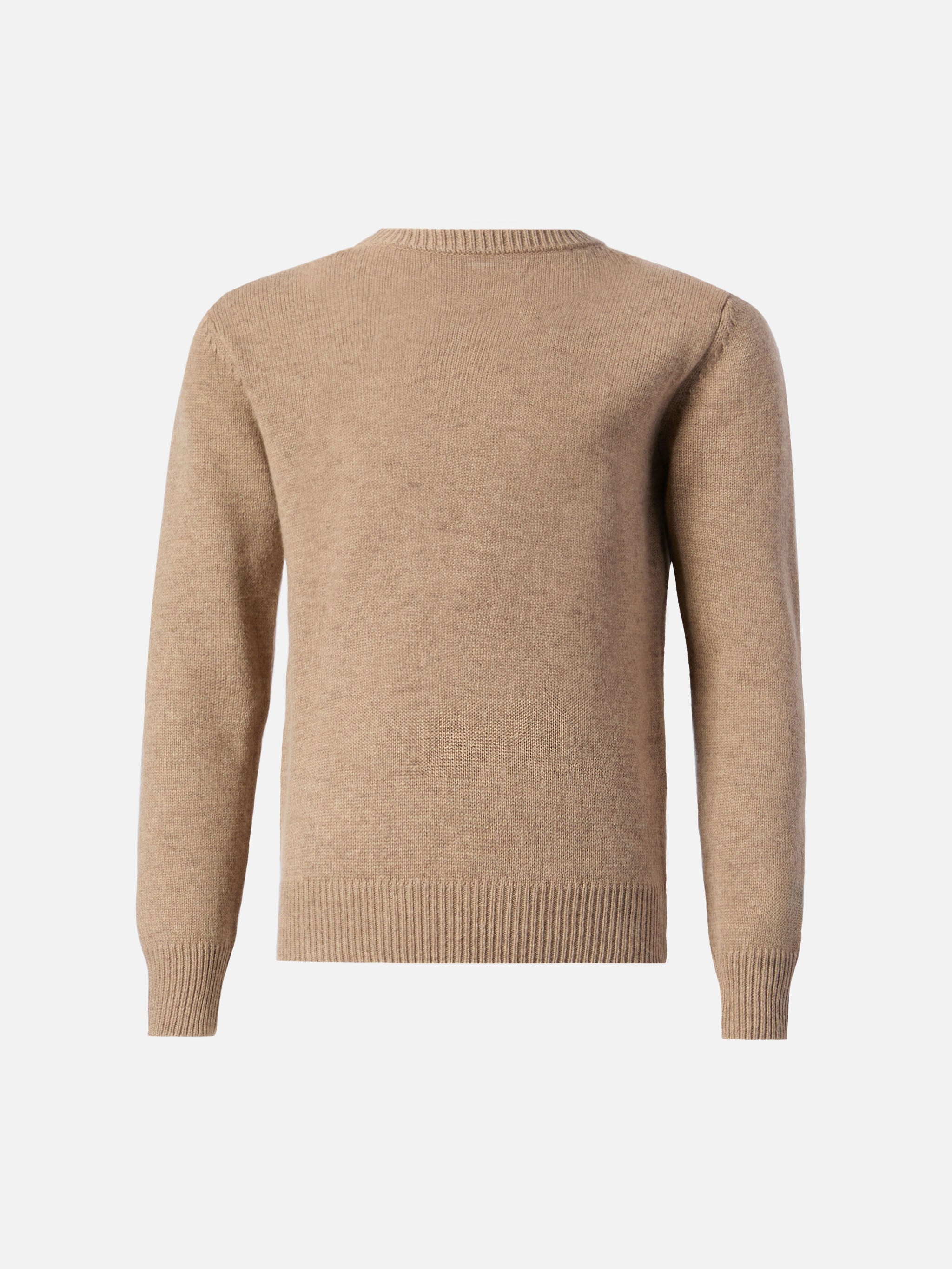 mc2-saint-barth-girocollo-douglas-bambino-in-misto-cashmere-beige-con-patch-pand image 3
