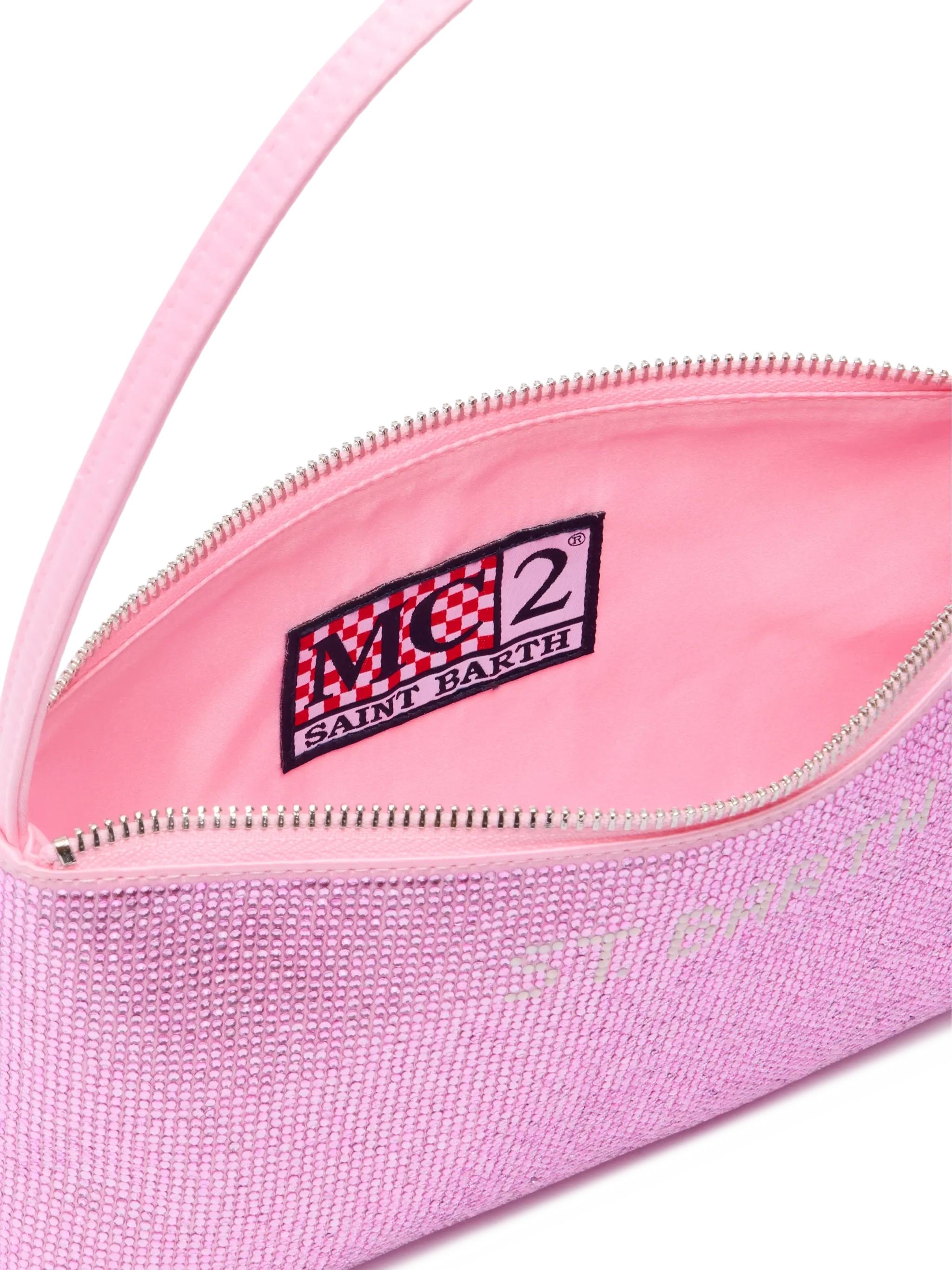 mc2-saint-barth-madame-mini-bag-strassy-con-strass-rosa-e-manico-in-raso image 5