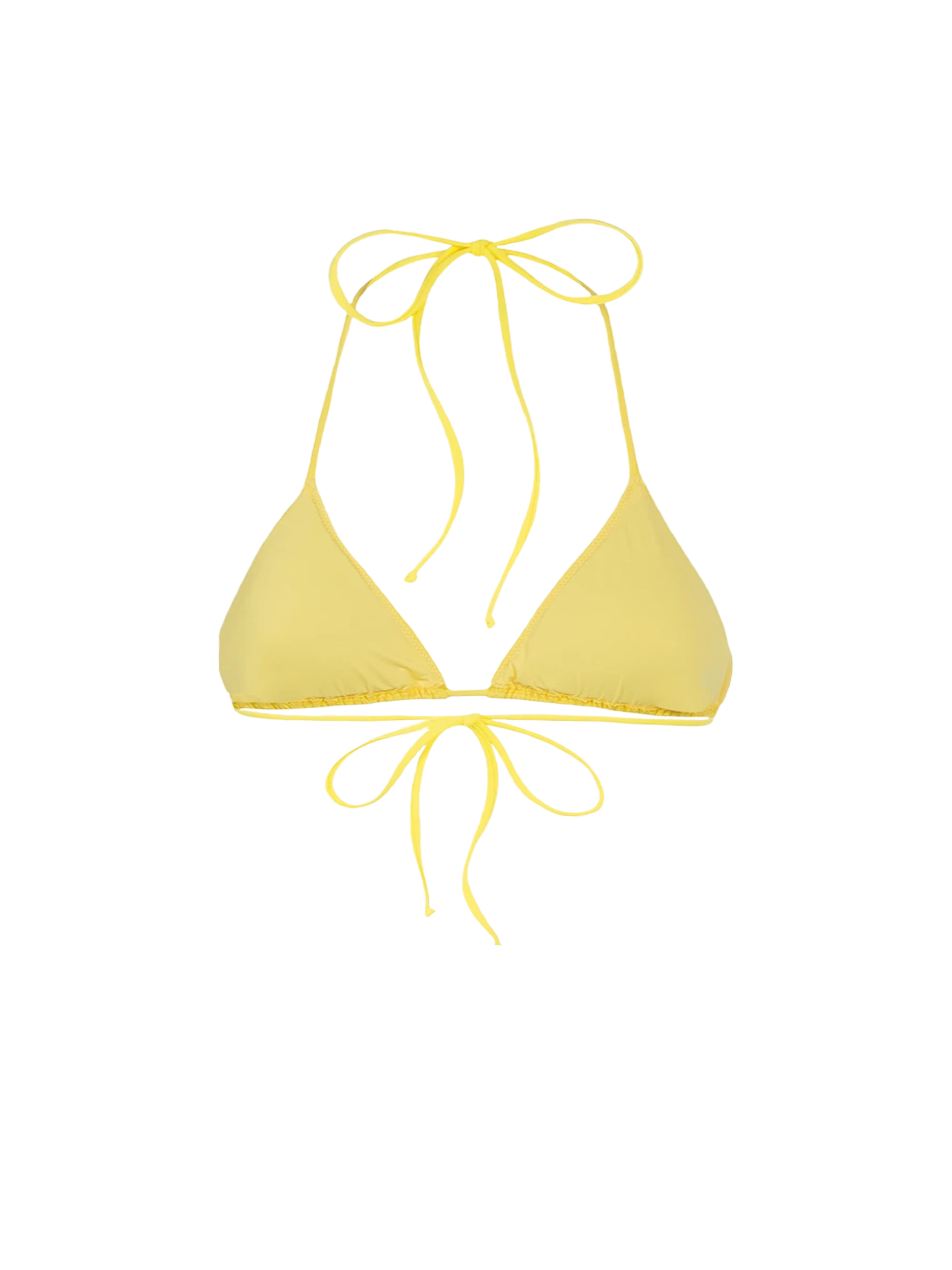 mc2-saint-barth-top-bikini-leah-giallo-chiaro-a-triangolo image 2