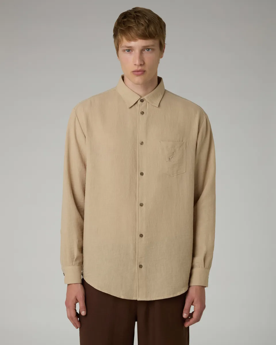 australian-doric-camicia-manica-lunga-kaki image 1