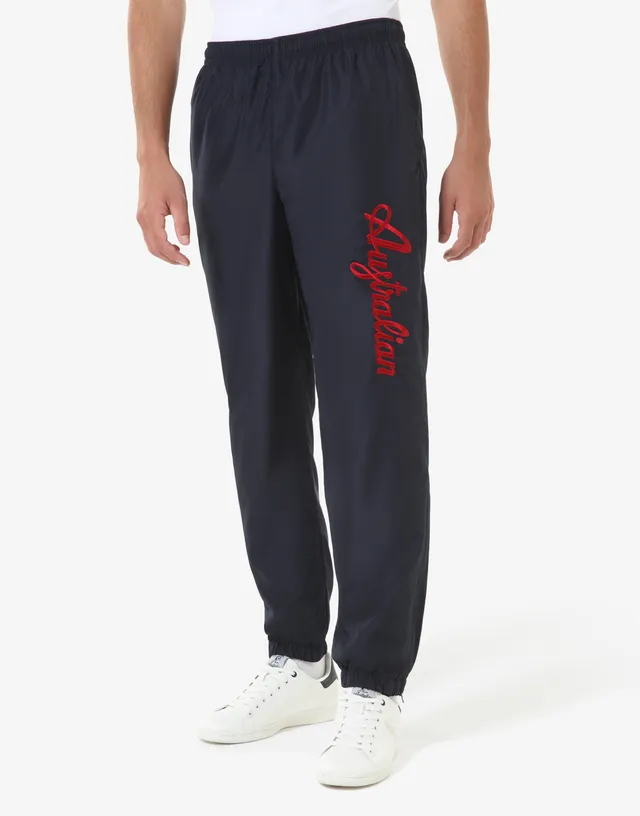 australian-smash-logo-pant-pantalone-foderato-blu-con-zip image 1