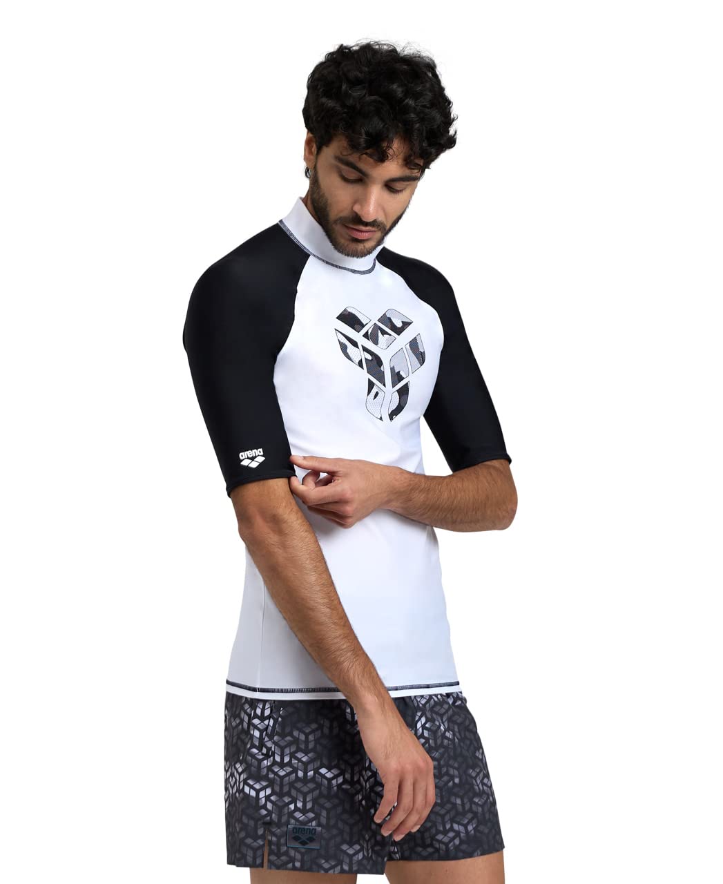arena-rash-vest-s-s-graphic-maglia-antiabrasione-a-maniche-corte-uomo-grafica-ic image 7