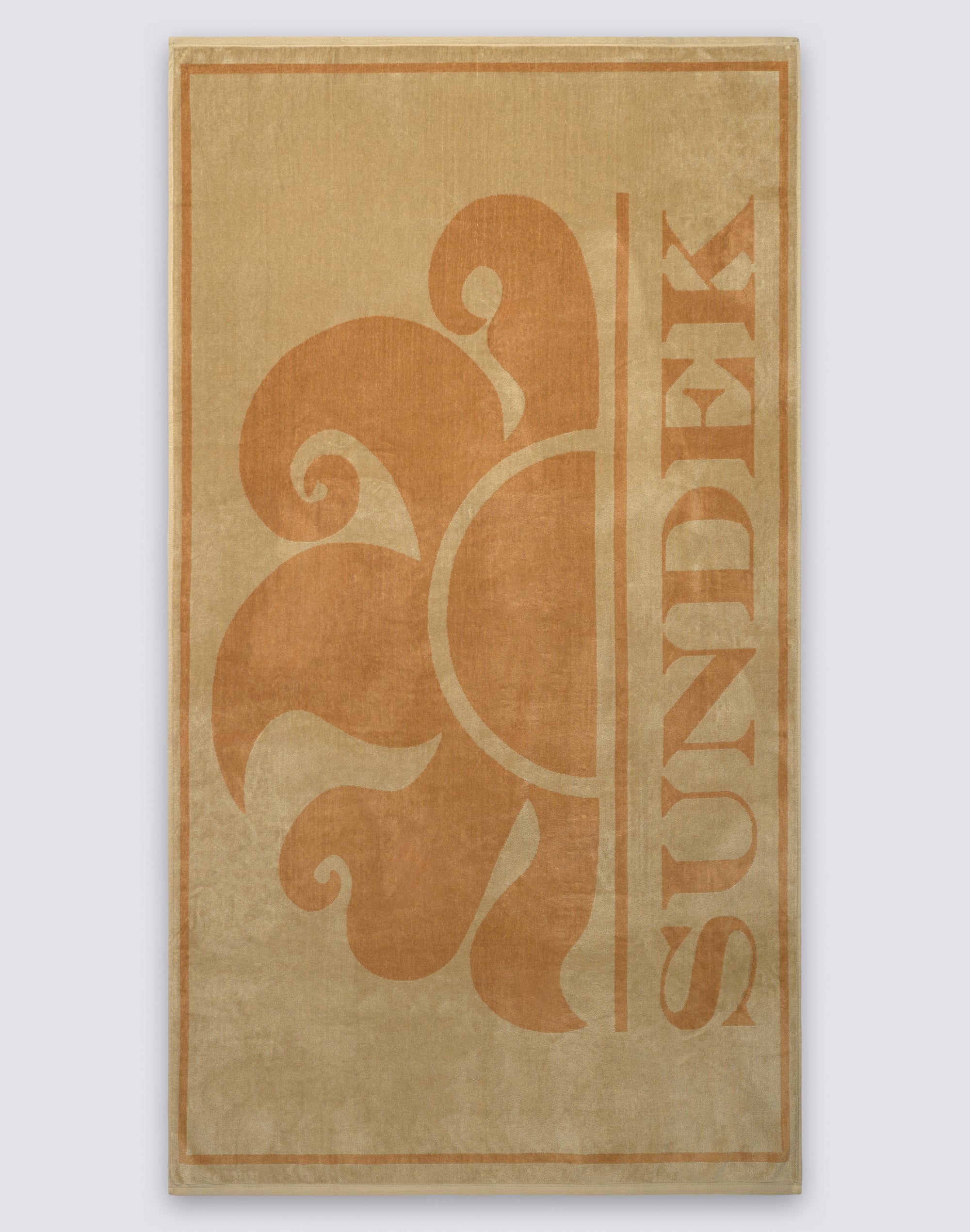 sundek-goldenwave-telo-mare-jacquard-in-spugna-maxi-logo-100x180-cm image 1