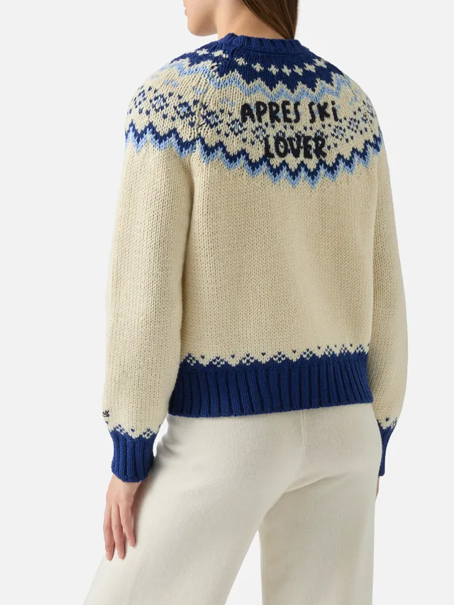 mc2-saint-barth-maglione-kyla-in-lana-grigio-con-jacquard-st-moritz image 1