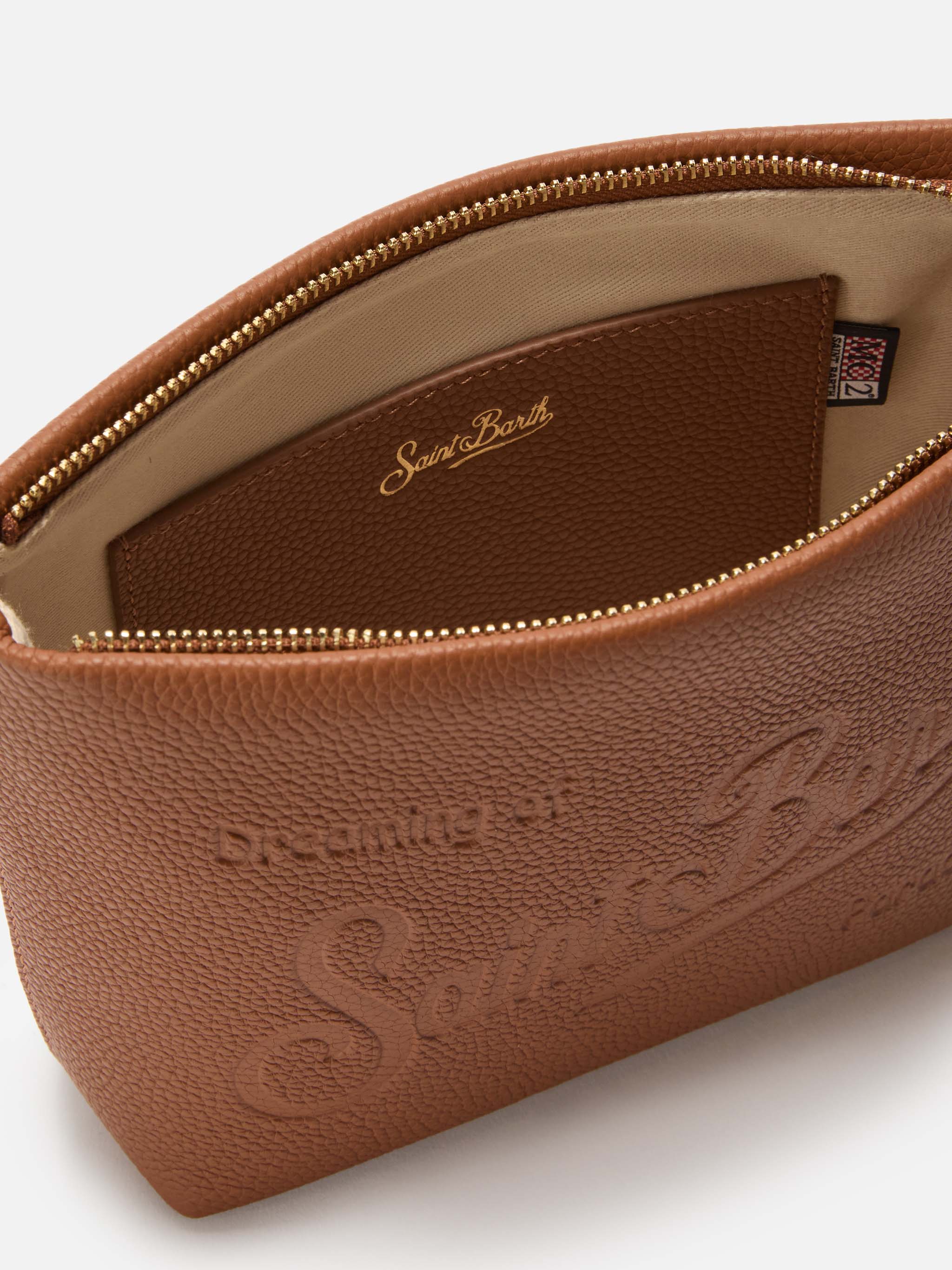 mc2-saint-barth-borsa-aline-bag-a-spalla-in-pelle-martellata-cuoio image 5