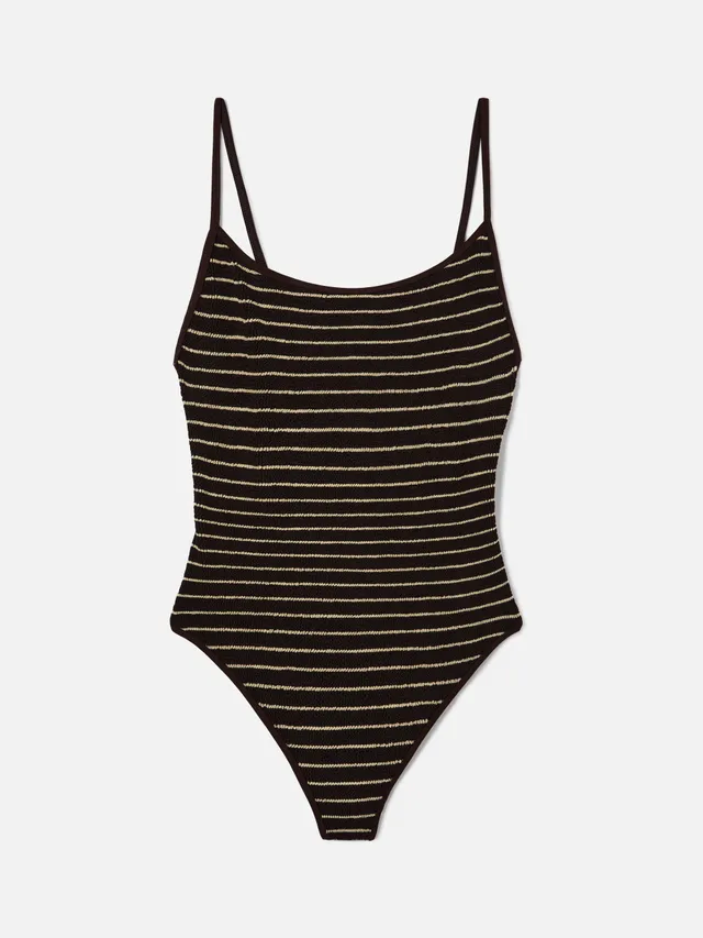 mc2-saint-barth-costume-intero-cecille-string-in-crinkle-righe-marroni-e-bianche image 1