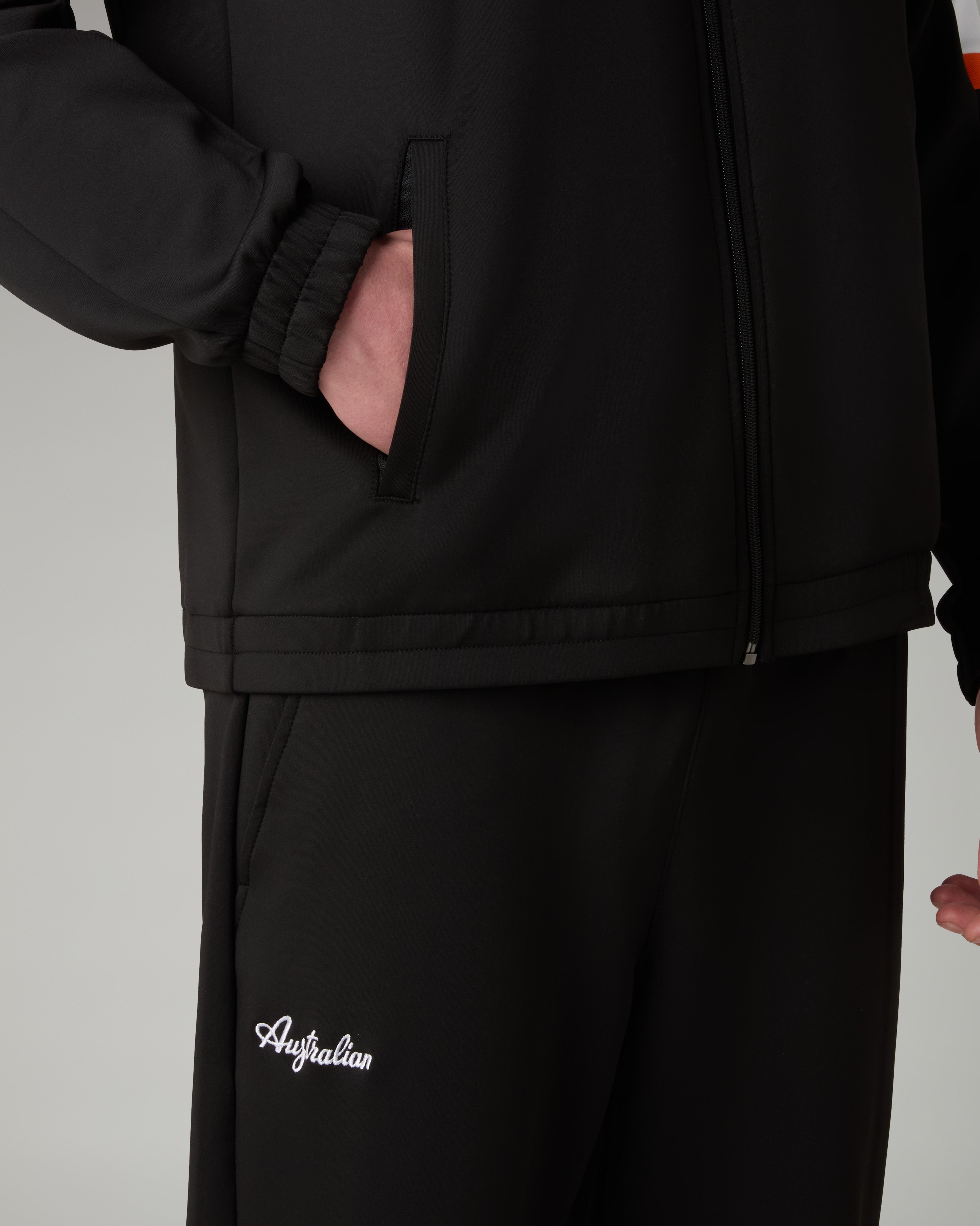 australian-contemporary-tracksuit-tuta-uomo-in-tessuto-shot-nera image 5