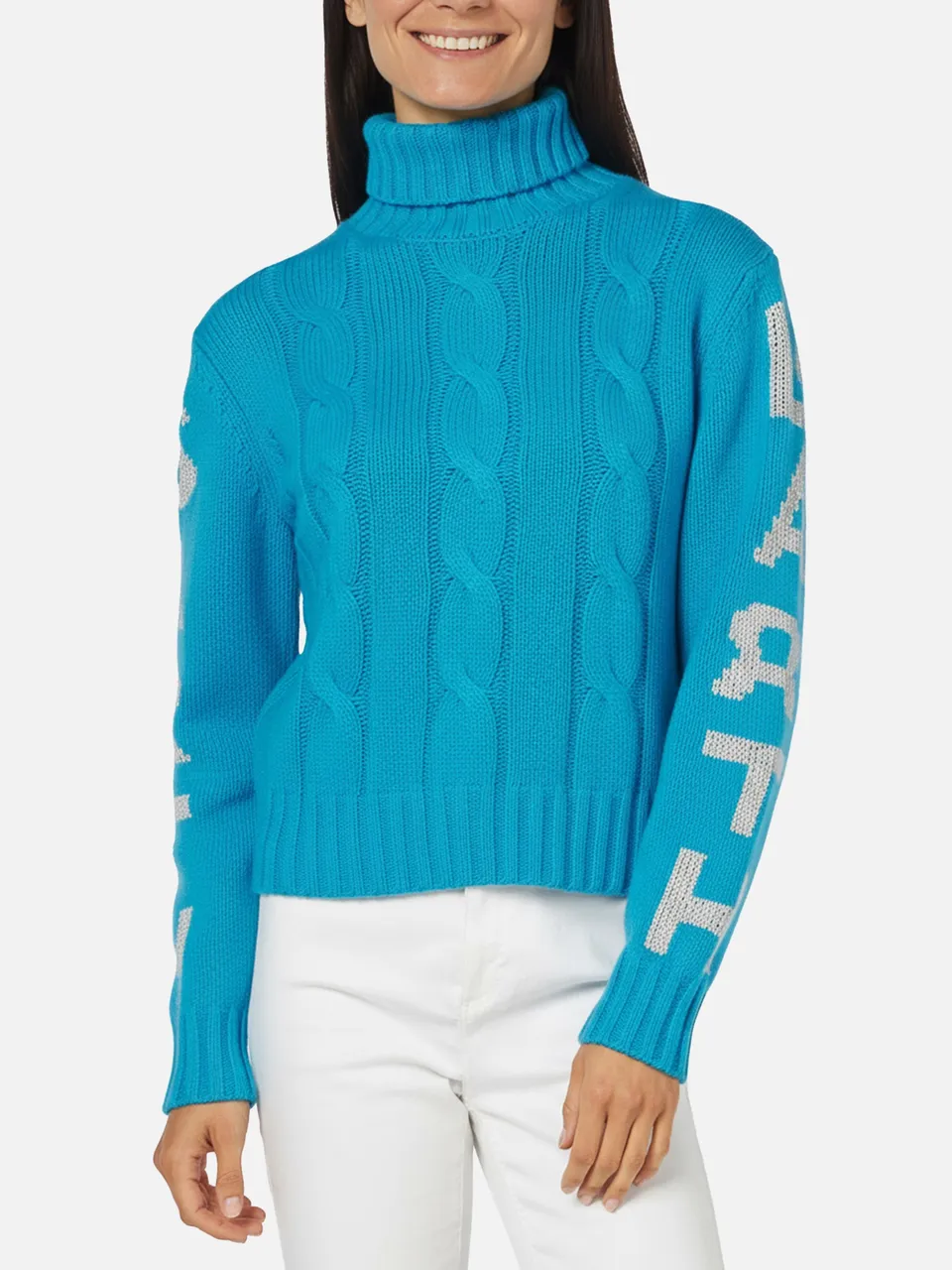 mc2-saint-barth-maglione-adler-donna-dolcevita-in-filato-pesante-turchese-con-ja image 1
