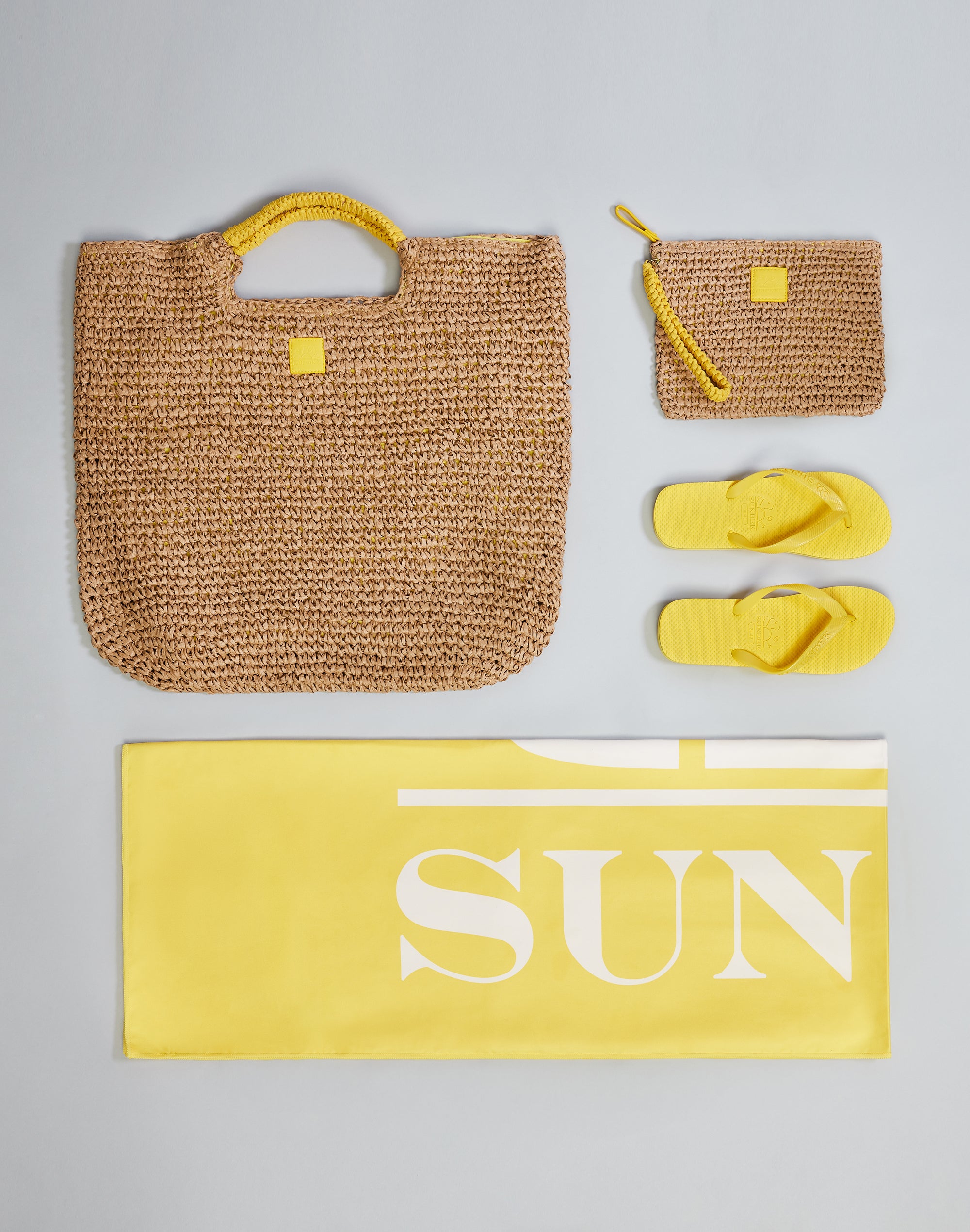 sundek-mini-borsa-paper-straw-pochette-zip image 5