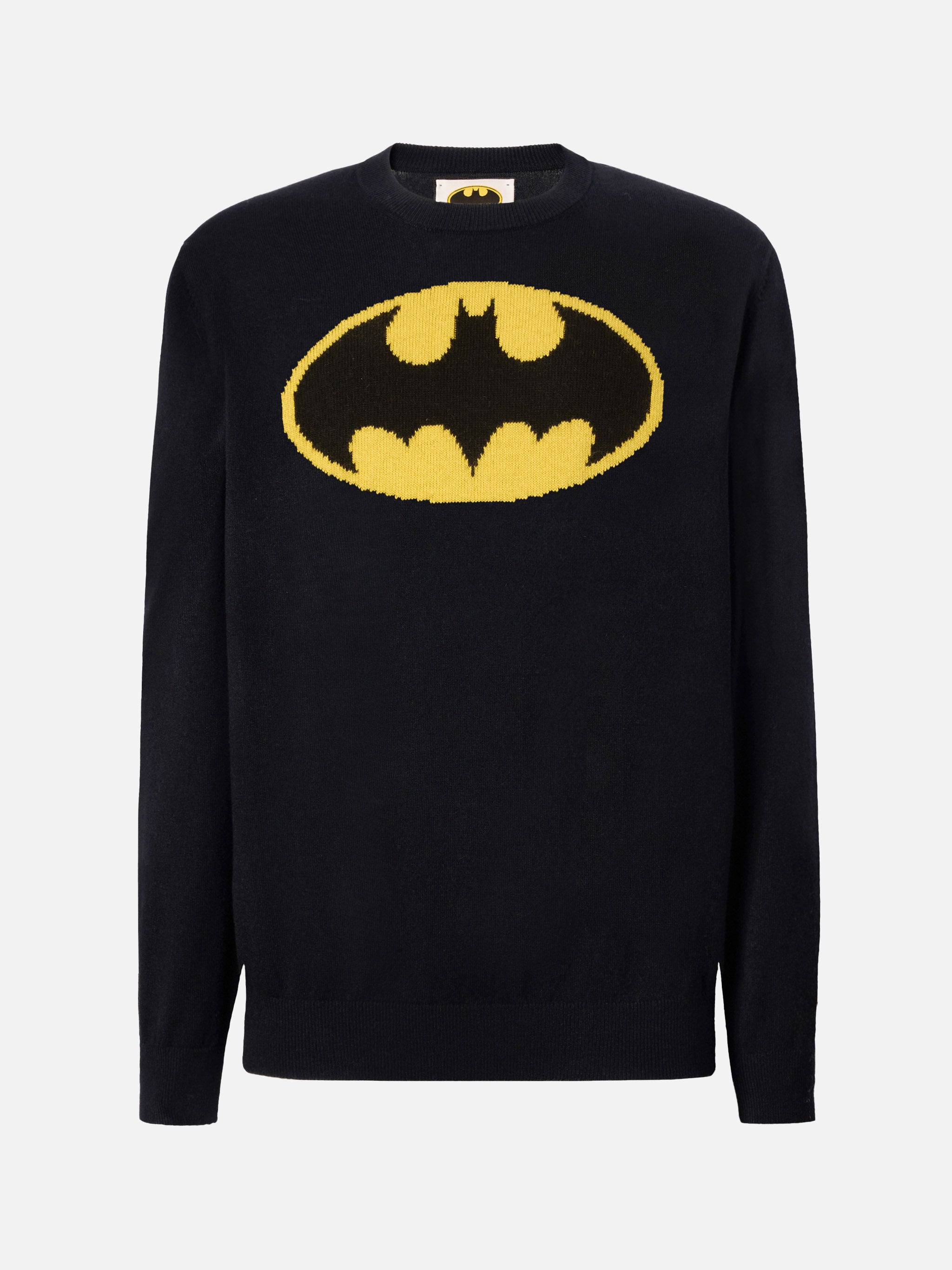 mc2-saint-barth-girocollo-heron-nero-con-jacquard-sagoma-batman-special-edition- image 5
