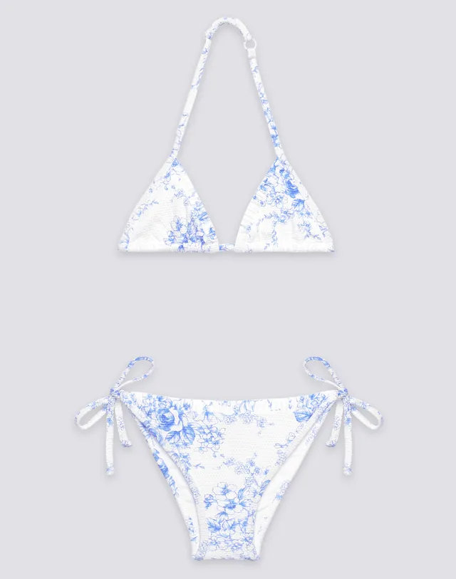 sundek-mini-bikini-bambina-rose-de-joie-con-lacci-regolabili image 1