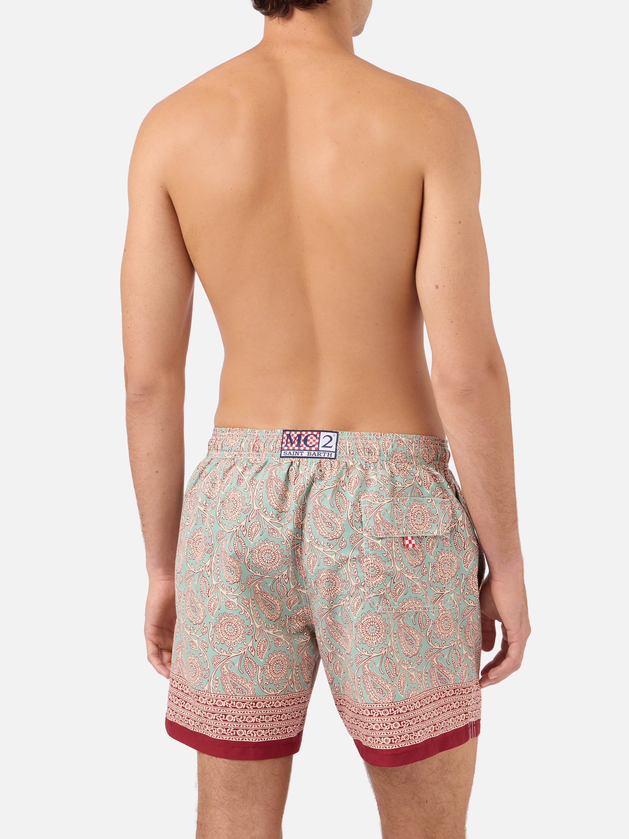 mc2-saint-barth-gustavia-costume-mare-uomo-verde-acqua-paisley-boxer image 5