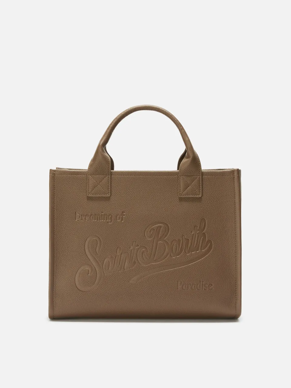mc2-saint-barth-borsa-a-spalla-vanity-bag-large-in-pelle-martellata-marrone image 1
