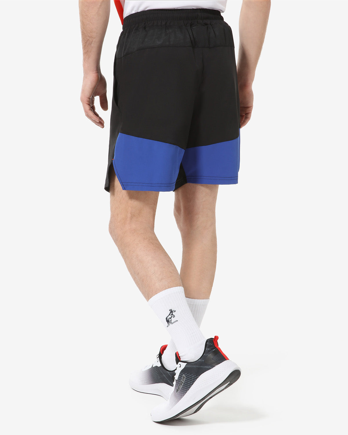 australian-color-block-short-nero-in-tessuto-slam-bi-elastico image 3