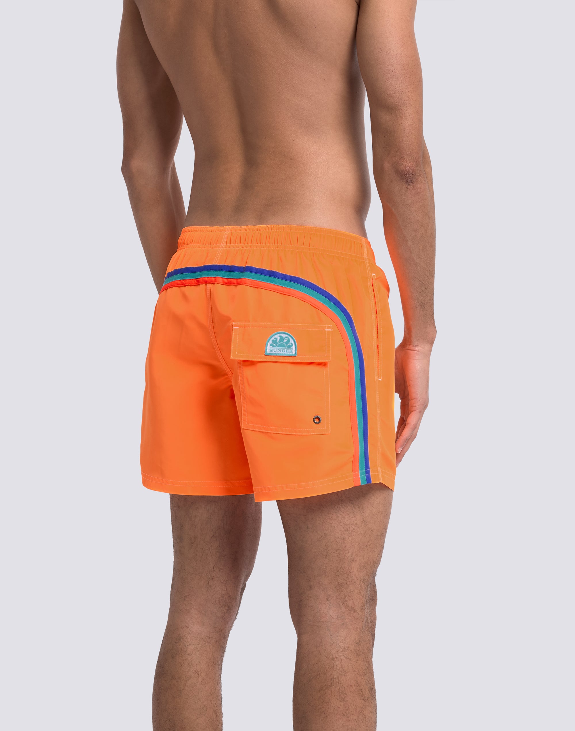 sundek-m504bdta100-costume-da-bagno-uomo-corto-iconic-taffeta-100-nylon image 5