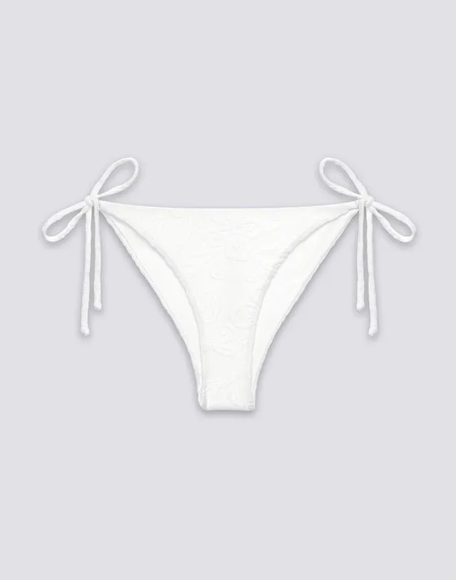 sundek-anita-slip-bikini-donna-in-spugna-jacquard-floreale-sk23 image 1