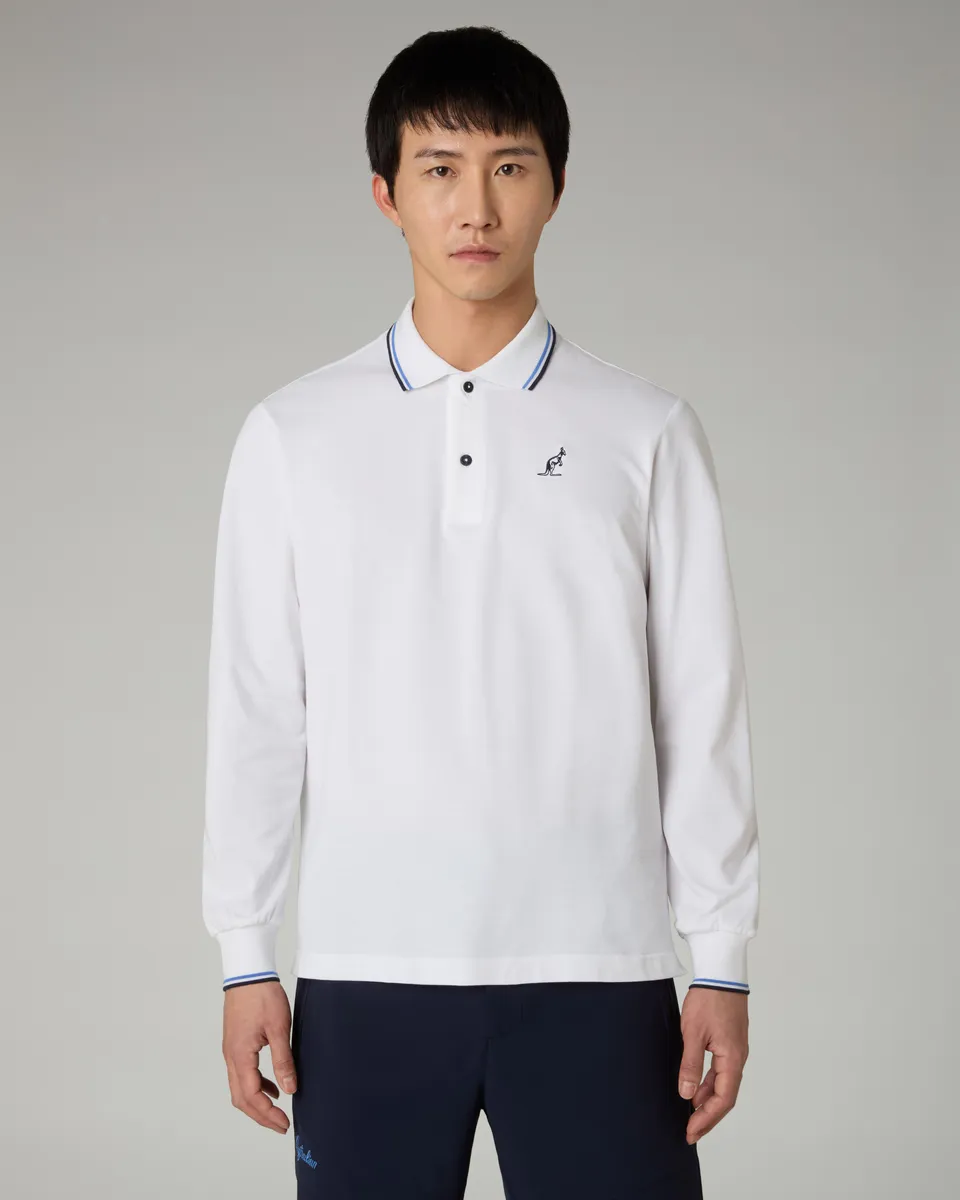 australian-long-sleeves-polo-a-manica-lunga-piquet-elasticizzato image 1