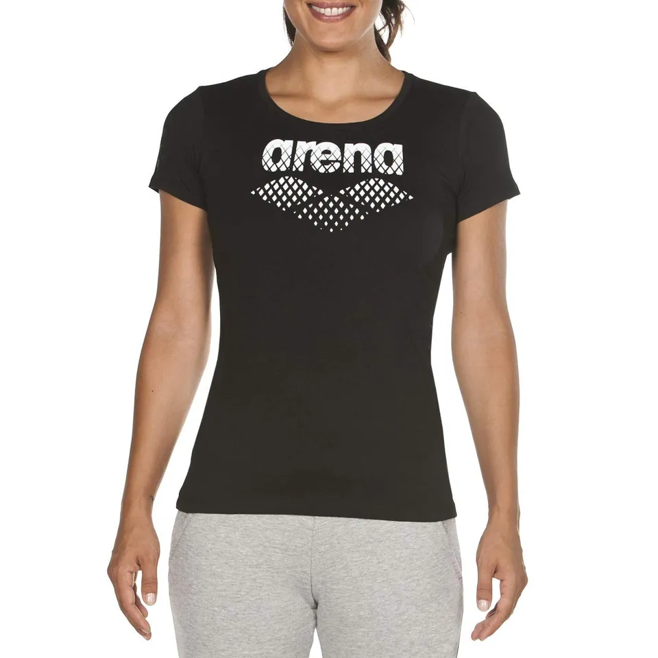 arena-w-essential-big-logo-maglia-donna-manica-corta image 1