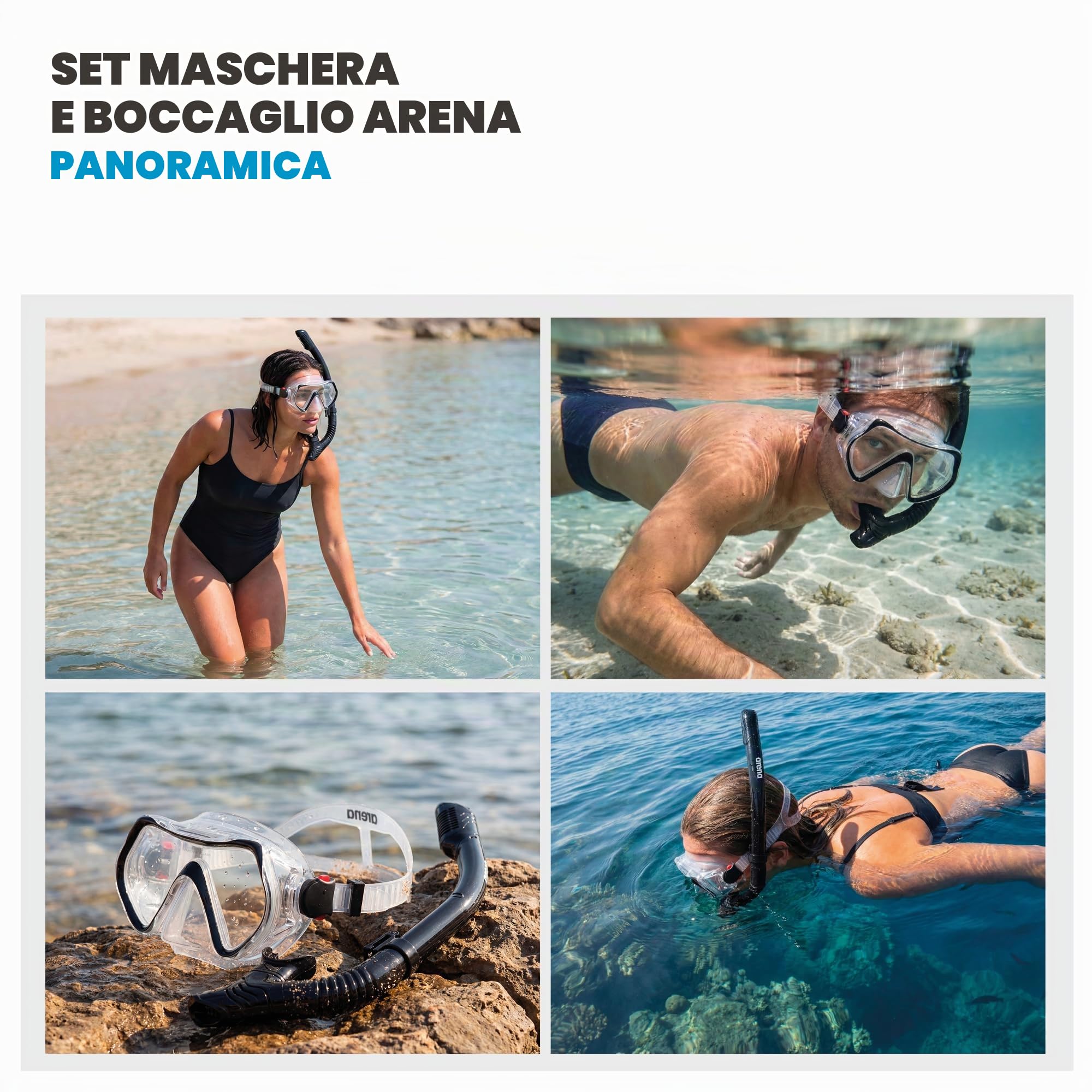 arena-snorkel-mask-set-adulti-con-borsa-mesh image 6