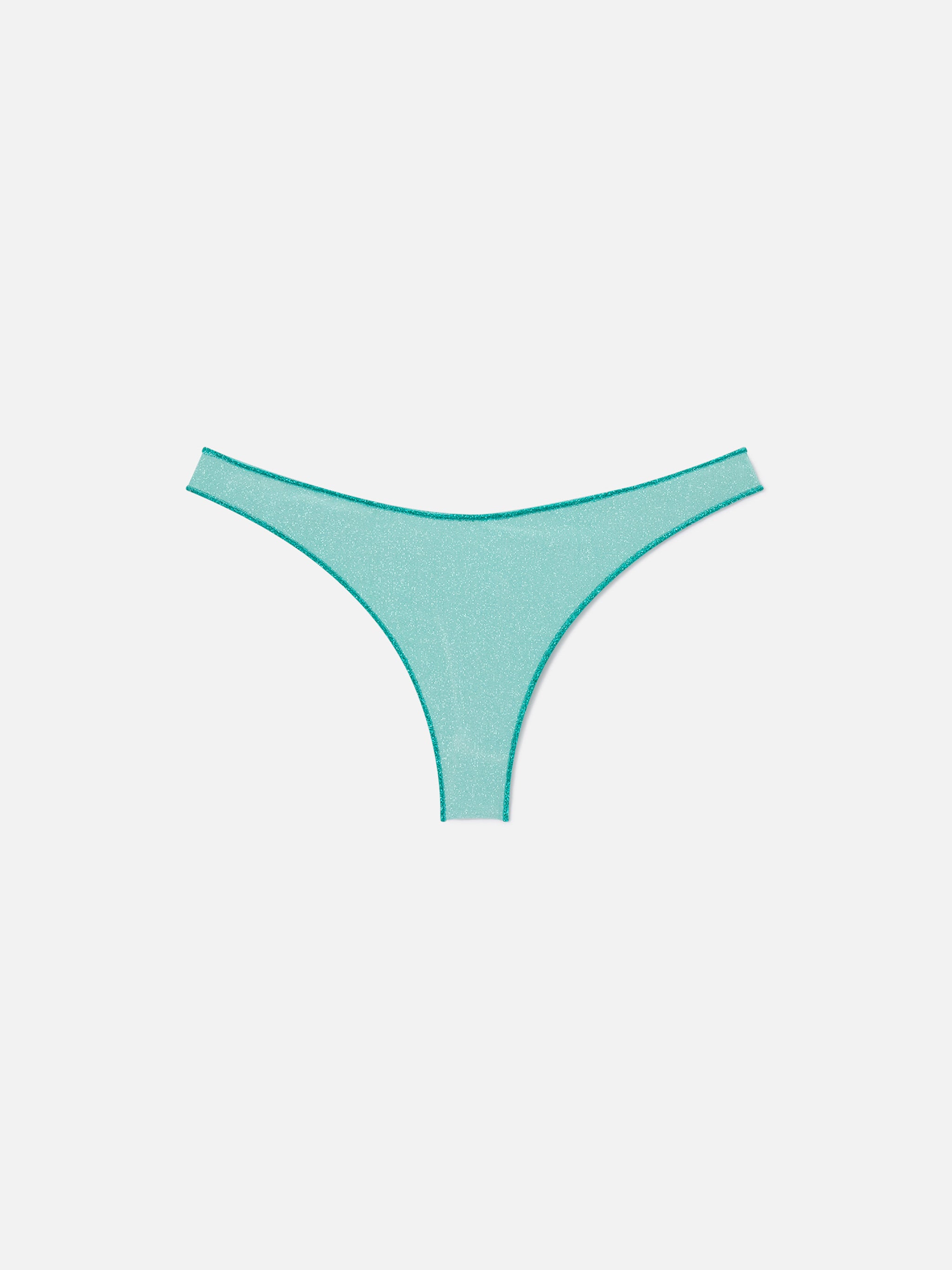 mc2-saint-barth-naomi-slip-mare-donna-verde-acqua-lurex image 1