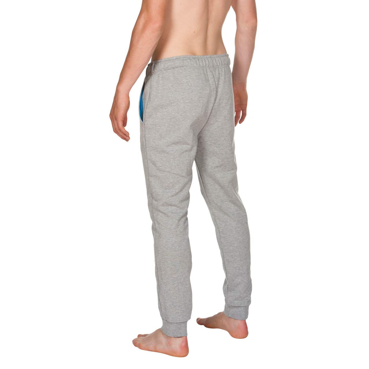 arena-essential-pant-pantaloni-jogger-uomo-grigio-medium-grey-melange image 4