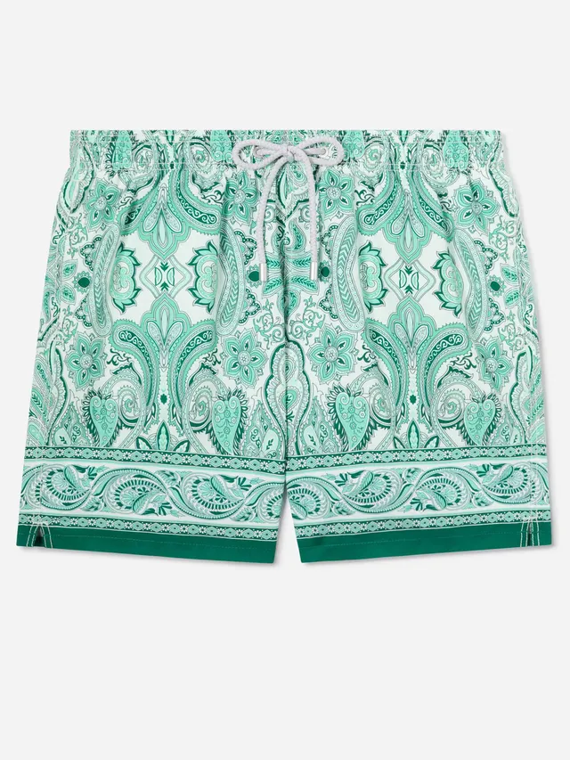 mc2-saint-barth-gustavia-costume-mare-uomo-paisley-verde-grigio-chiaro image 1