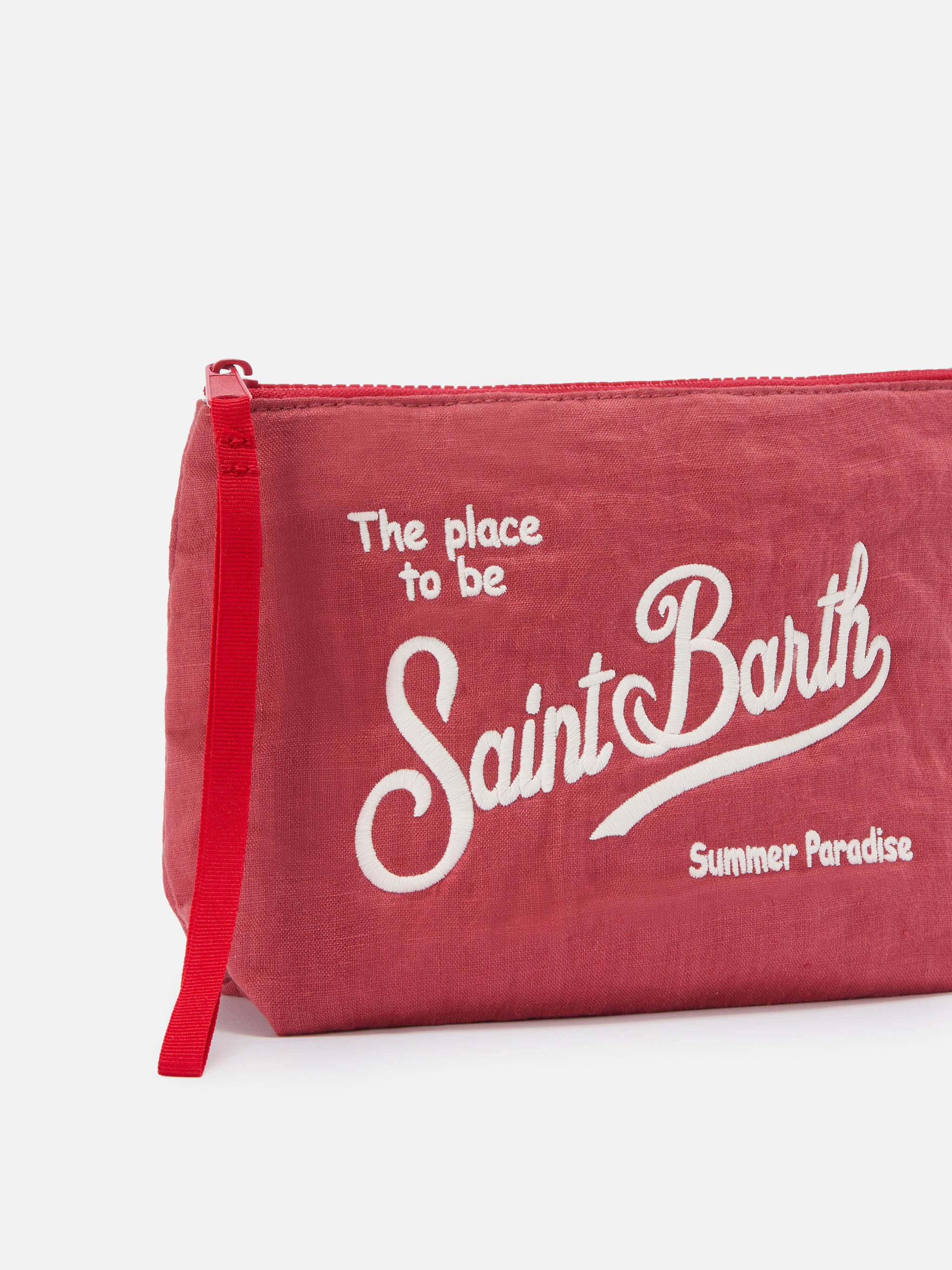 mc2-saint-barth-aline-pochette-donna-lino-rosso-mattone image 2