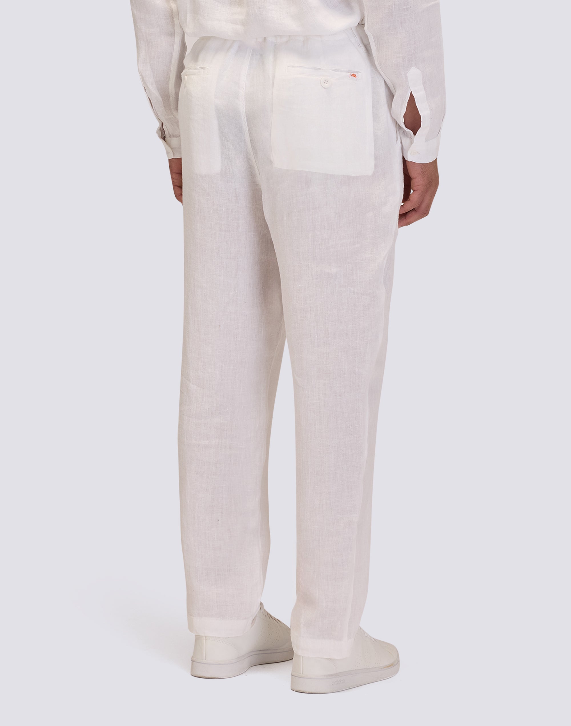 sundek-pantaloni-lunghi-uomo-semi-elasticizzati-in-lino image 2